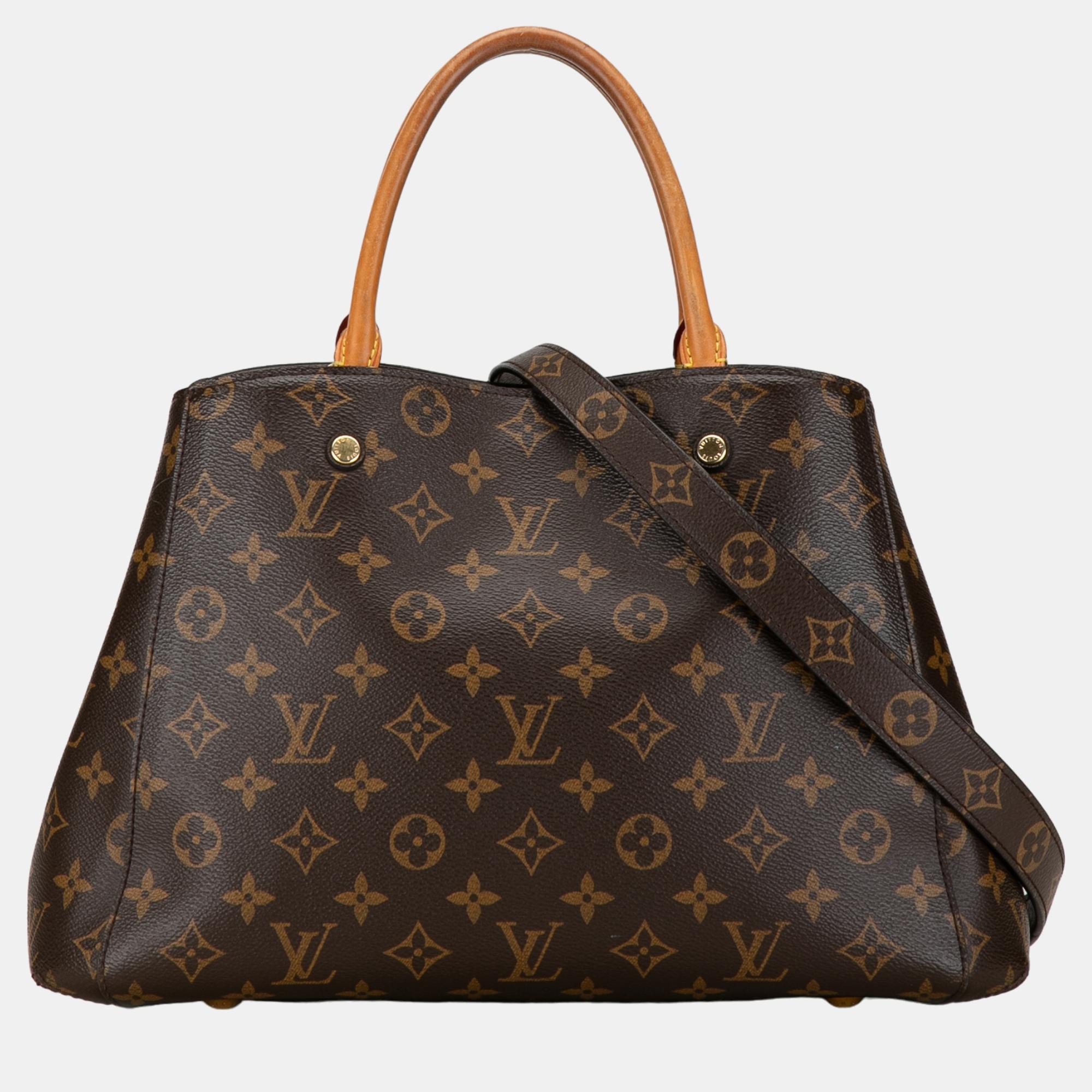 

Louis Vuitton Brown Monogram Montaigne MM