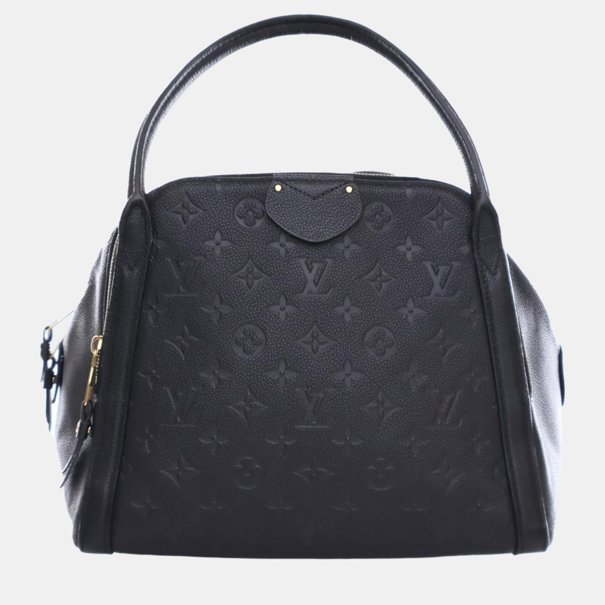 

Louis Vuitton Black Monogram Empreinte Marais MM