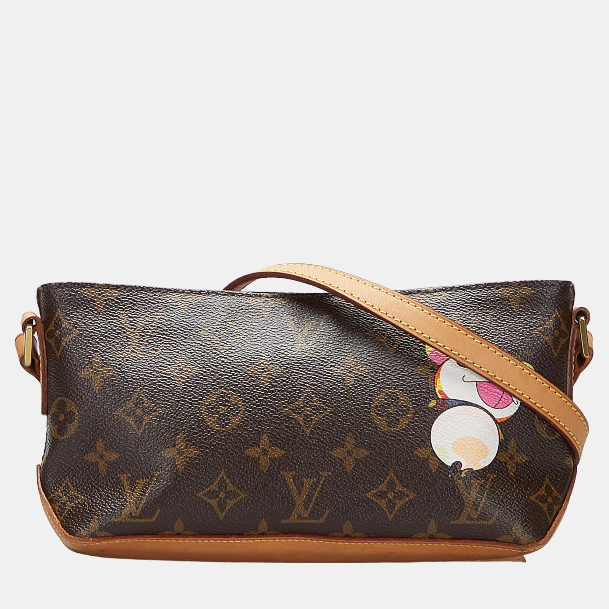 

Louis Vuitton x Takashi Brown Murakami Monogram Panda Trotteur