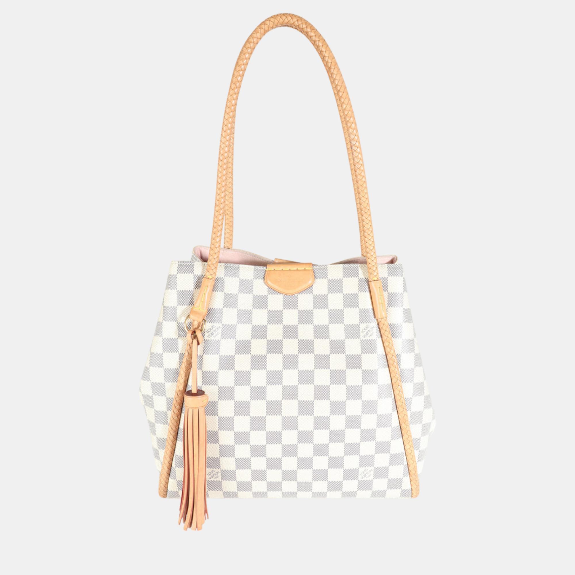 

Louis Vuitton Damier Azur Canvas Propriano Bag, Beige