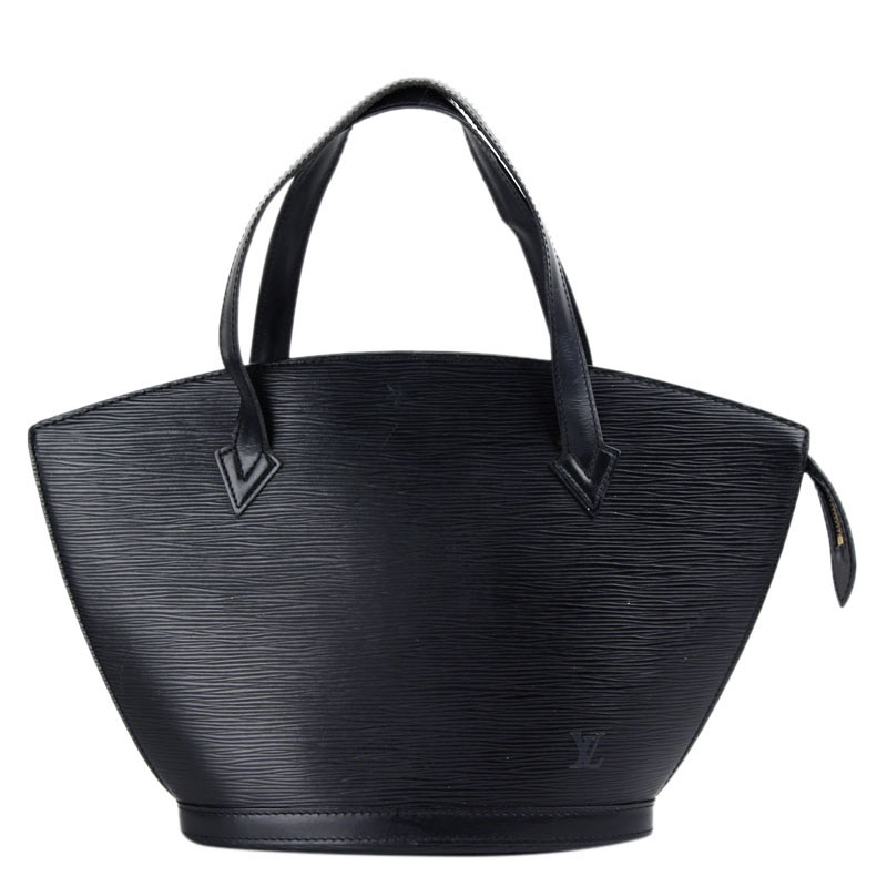 Pre Owned Louis Vuitton Noir Epi Leather Saint Jacques PM Bag
