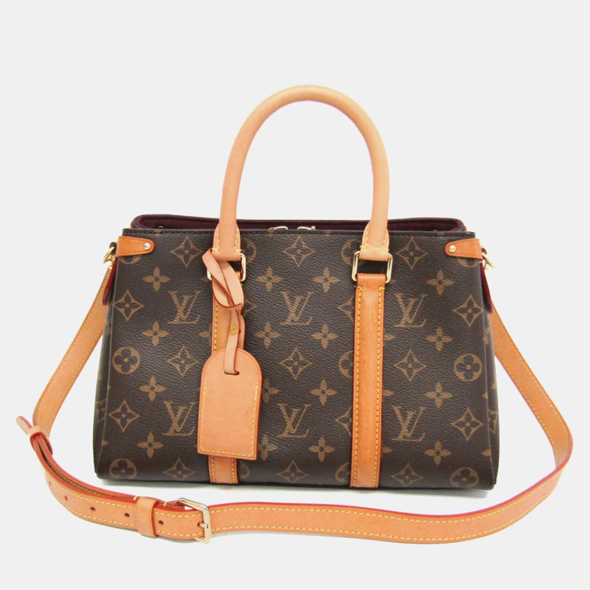 

Louis Vuitton Brown Monogram Canvas Soufflot BB Satchel, Blue