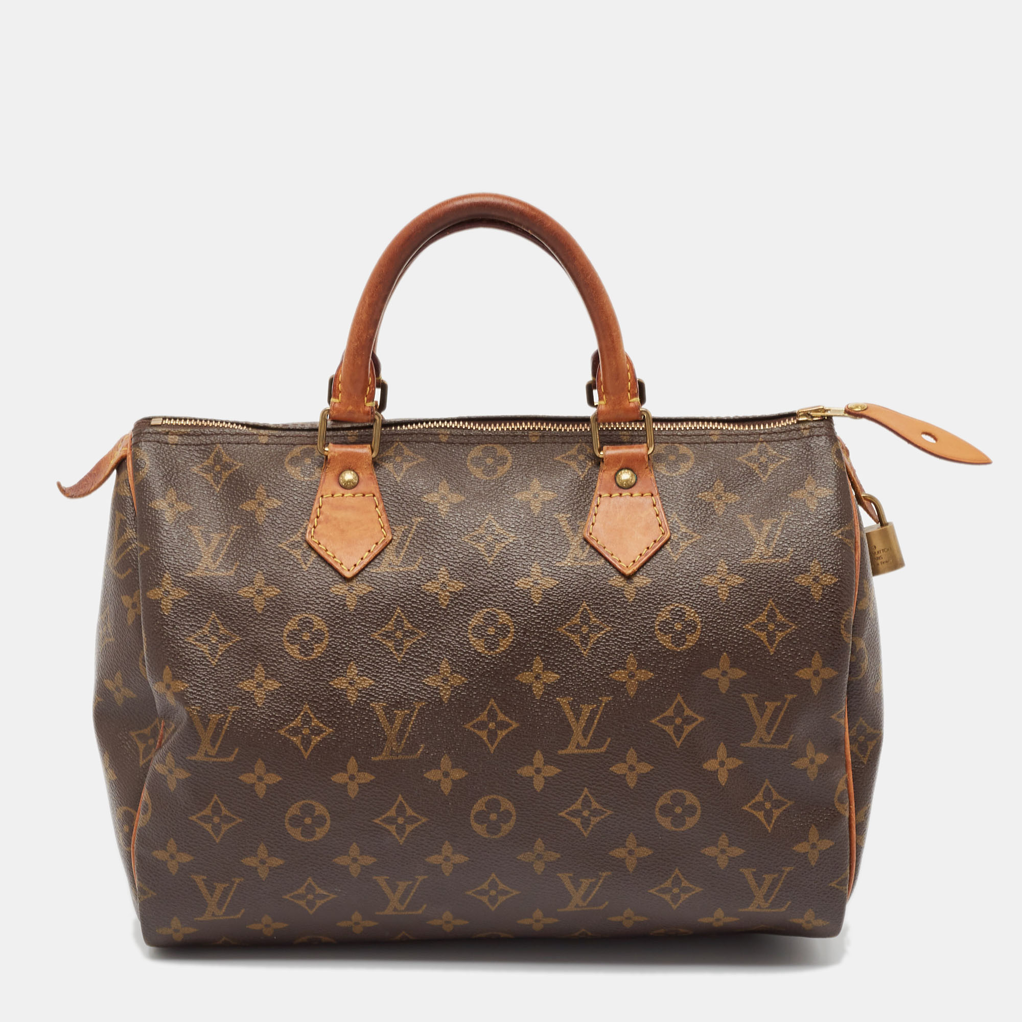 

Louis Vuitton Monogram Canvas Speedy 30 Bag, Brown