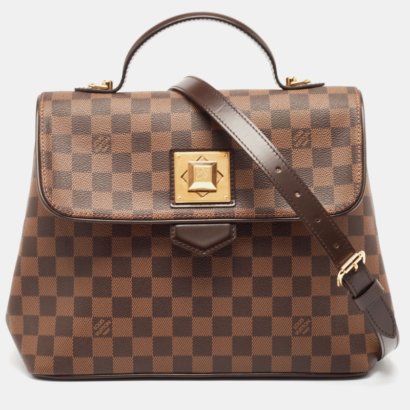 

Louis Vuitton Monogram Canvas Bergamo MM Bag, Brown