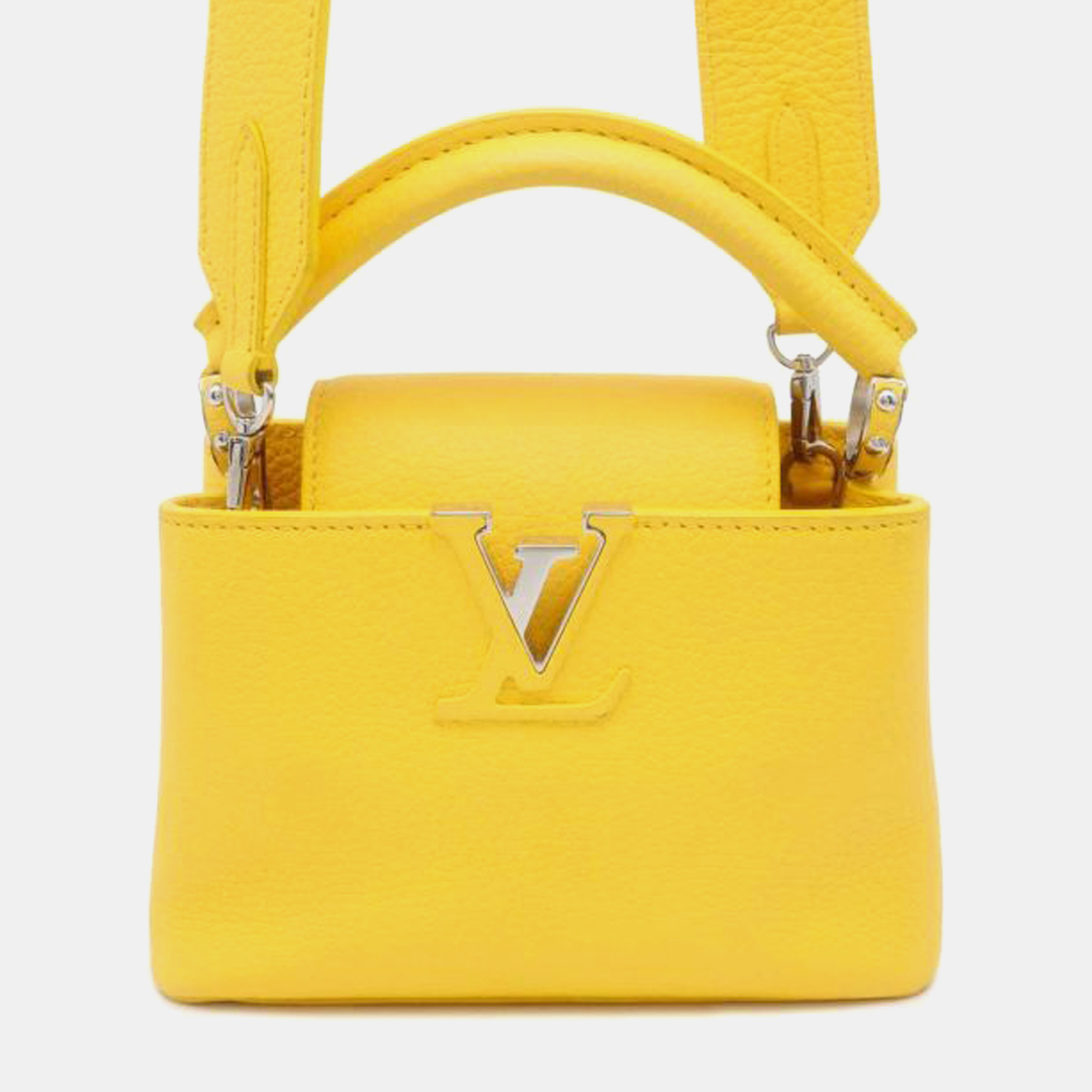 

Louis Vuitton Taurillon Mini Capucines, Yellow