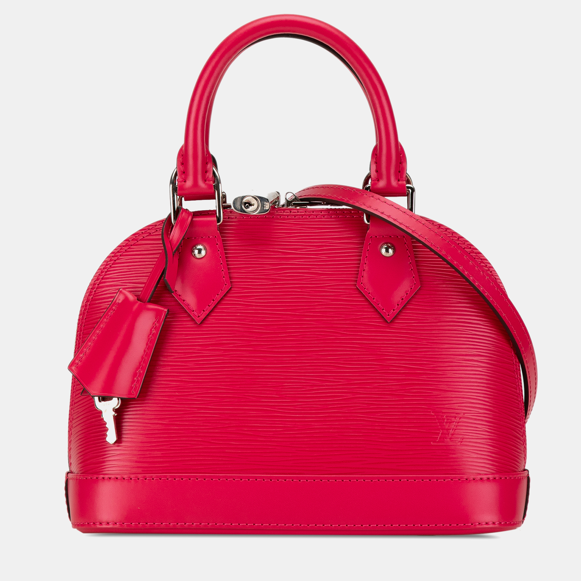 

Louis Vuitton Red Epi Leather Alma BB Shoulder Bag