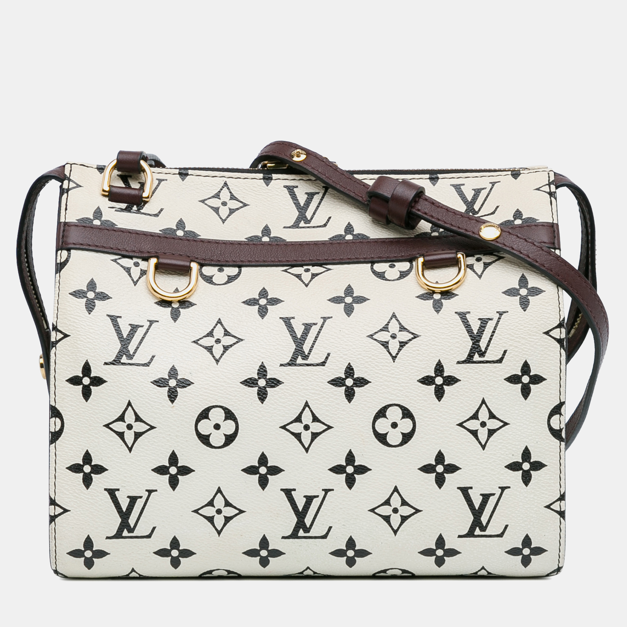 

Louis Vuitton White Monogram Canvas Speedy Amazon PM Shoulder Bag