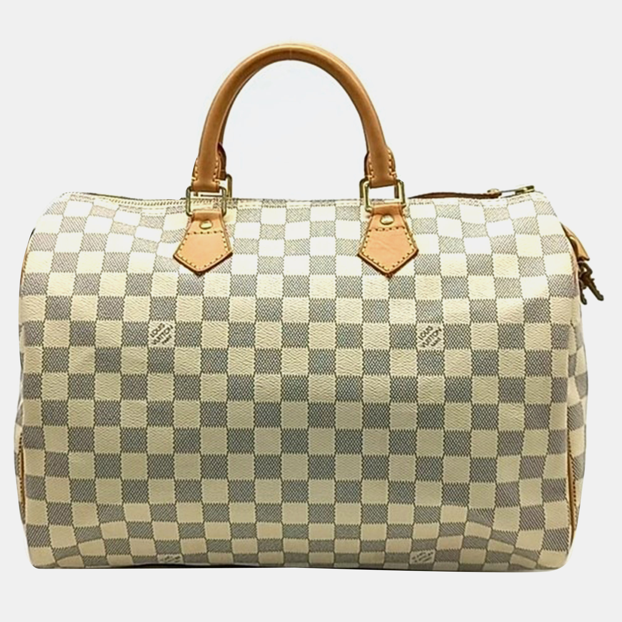 

Louis Vuitton Azur Speedy 35 Bag, Grey