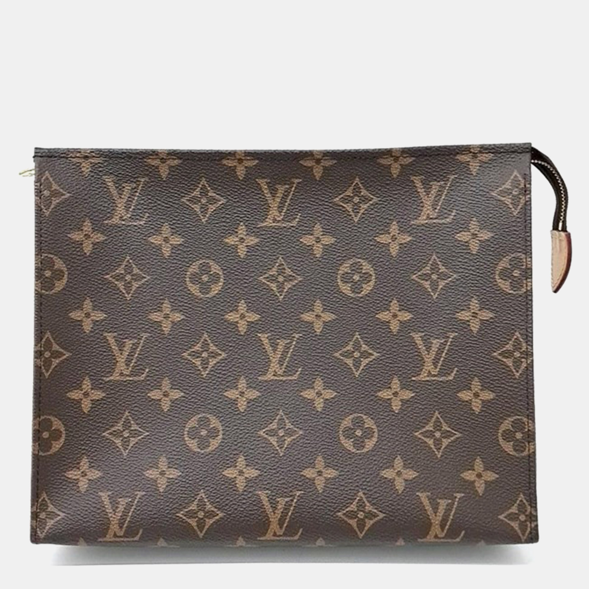 

Louis Vuitton Monogram Pochette Toilet 26 bag, Brown