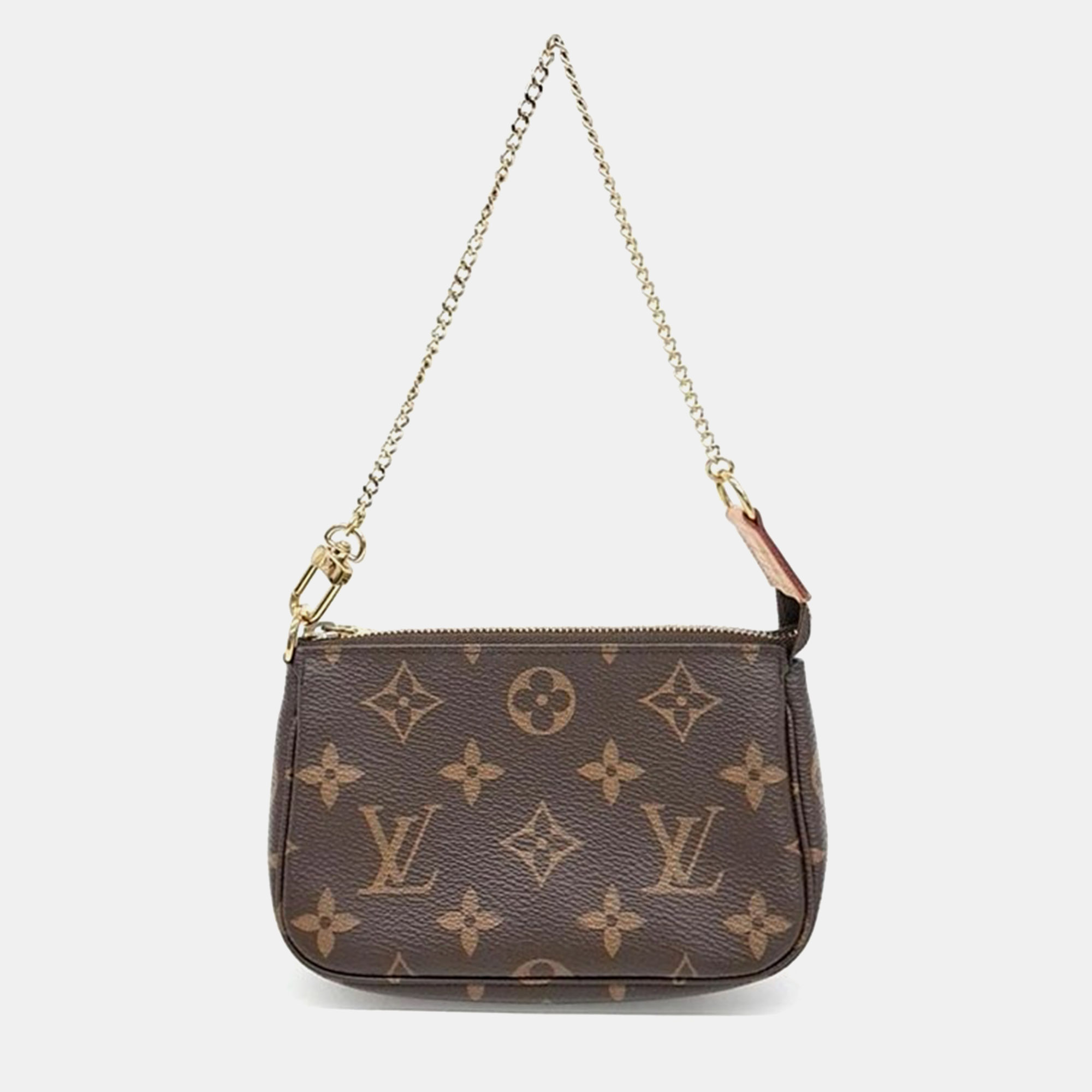 

Louis Vuitton Monogram Mini Pochette Accessories bag, Brown