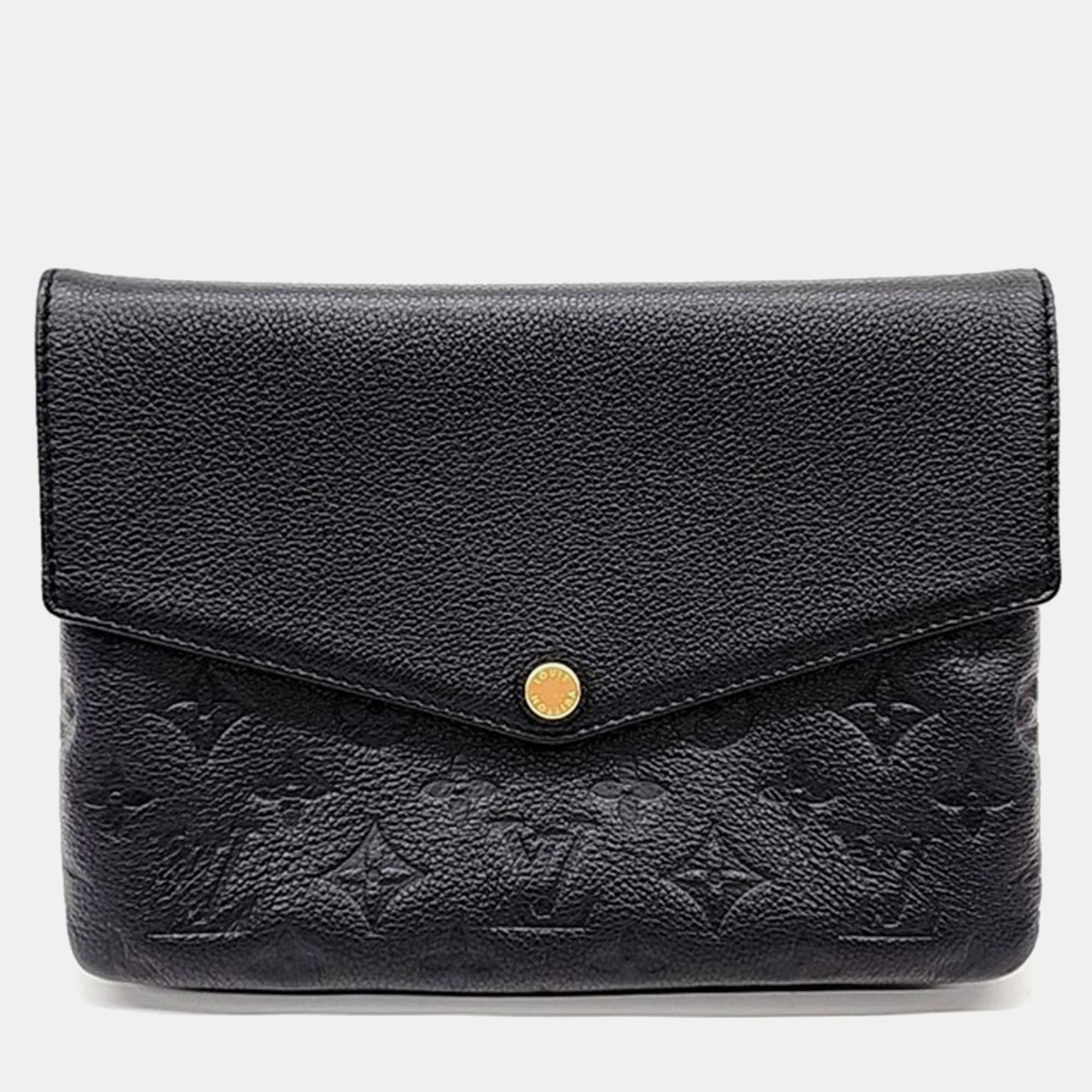 

Louis Vuitton Empreinte Twinset bag, Black