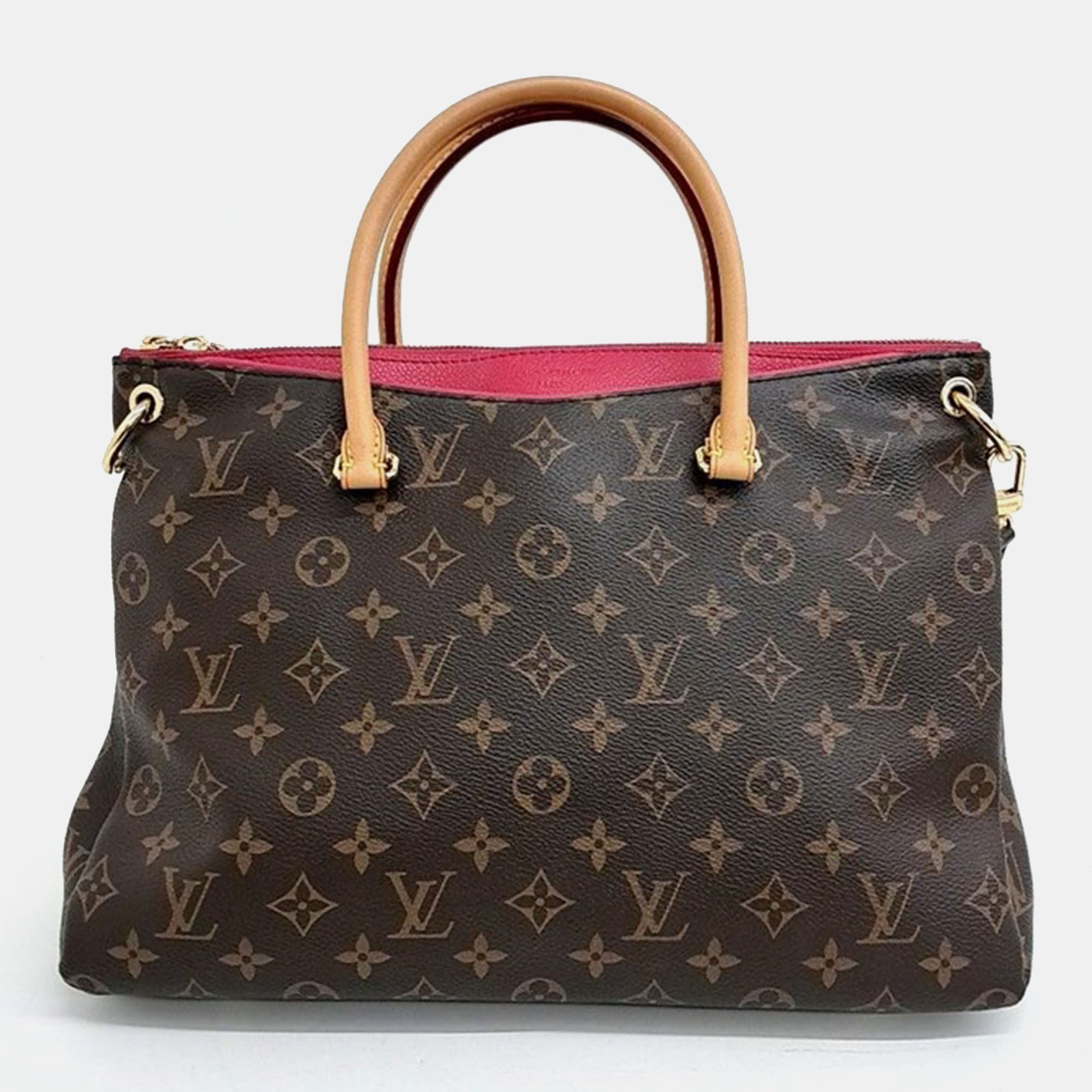 Pre-owned Louis Vuitton Monogram Palace Bag In Brown