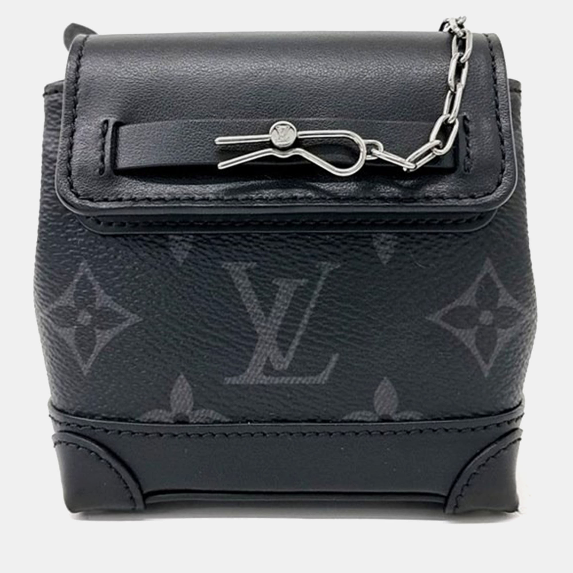 

Louis Vuitton Mini Steamer Pouch bag, Black