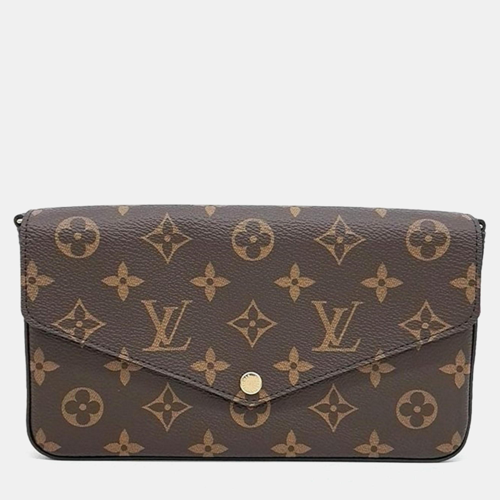 

Louis Vuitton Monogram Pochette Felicie bag, Brown