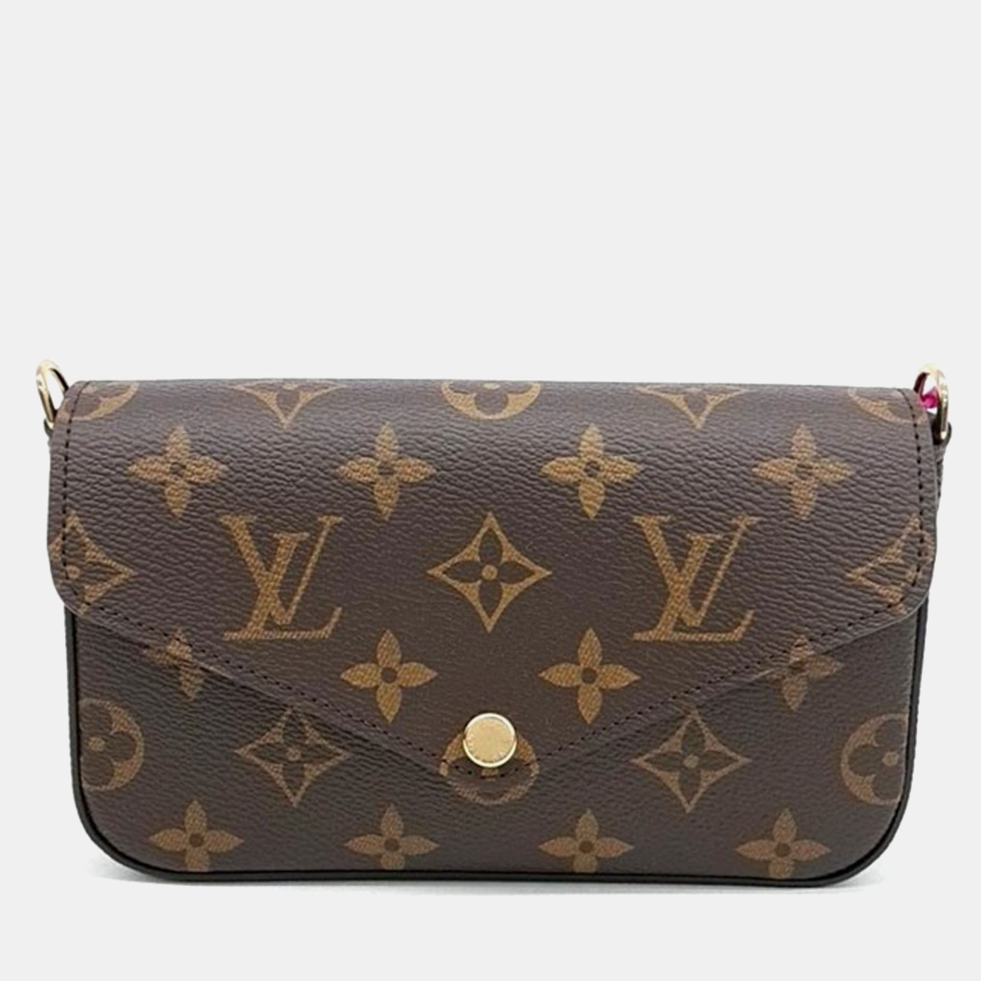 

Louis Vuitton Felicie Strap & Go bag, Brown