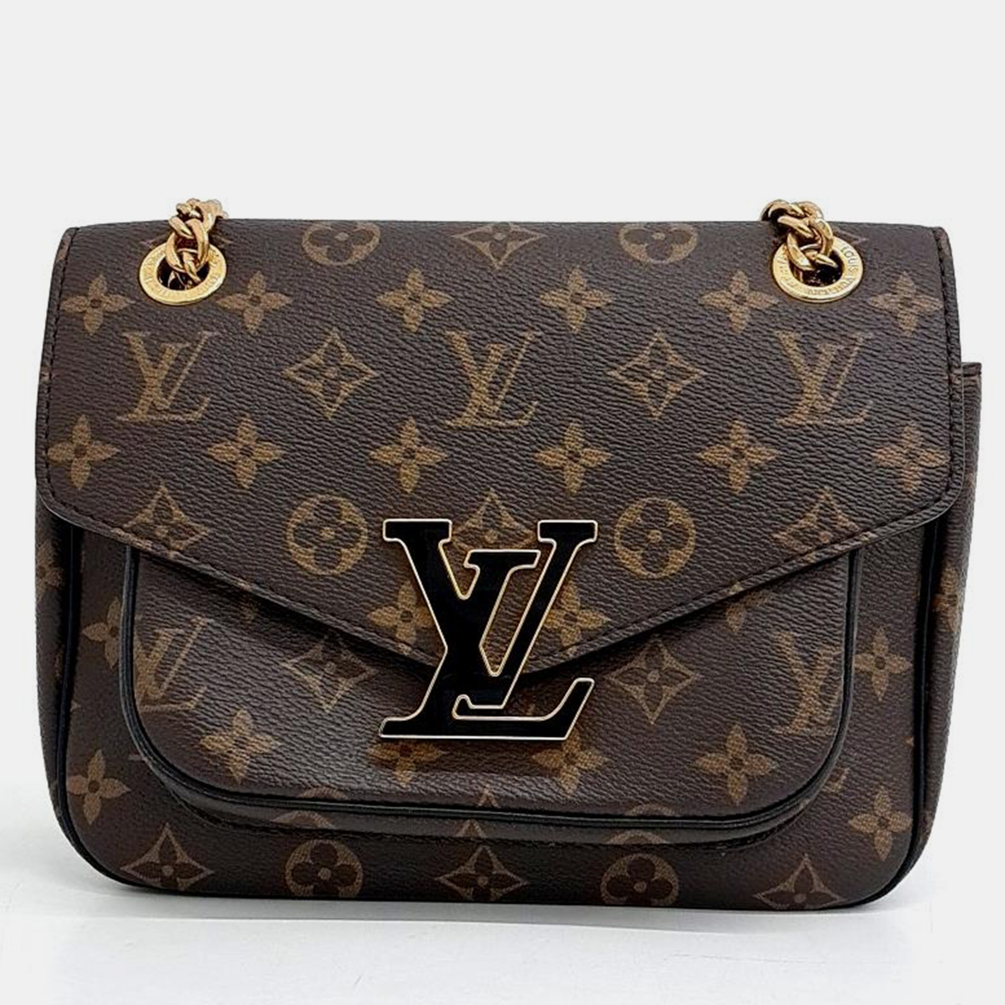 Pre-owned Louis Vuitton Monogram Fascia Bag In Brown