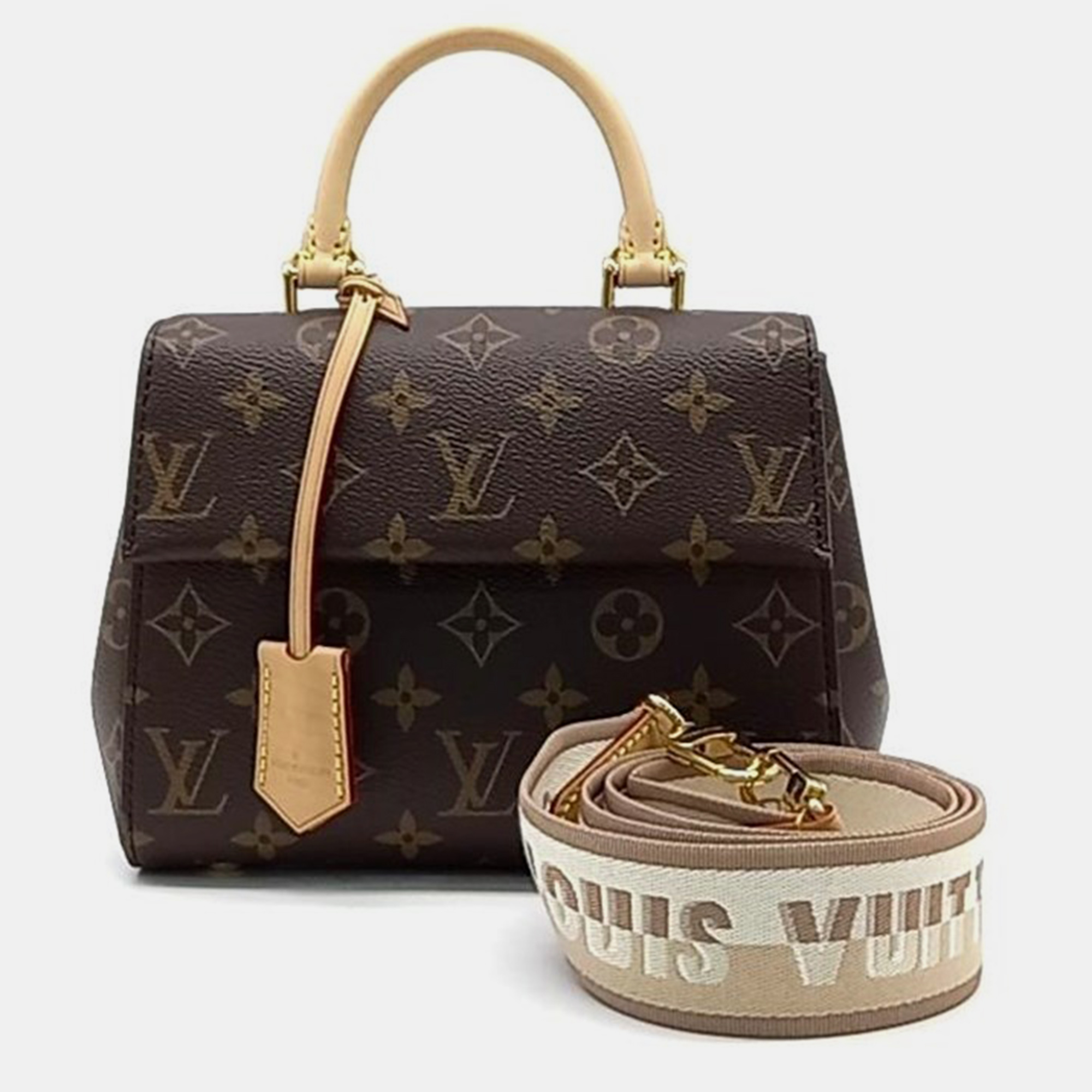 

Louis Vuitton Monogram Cluny Mini Bag, Brown