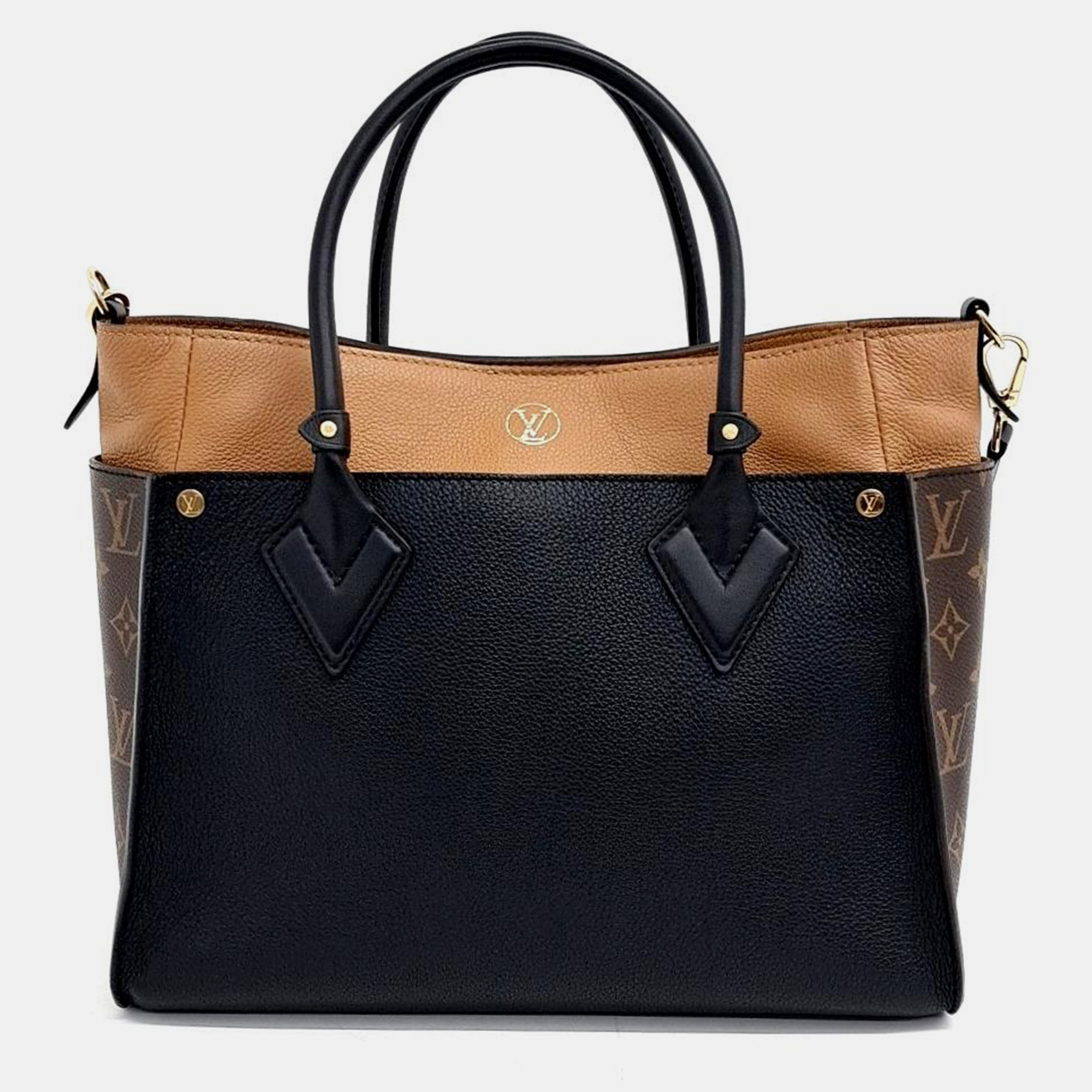 

Louis Vuitton On My Side MM Bag, Black