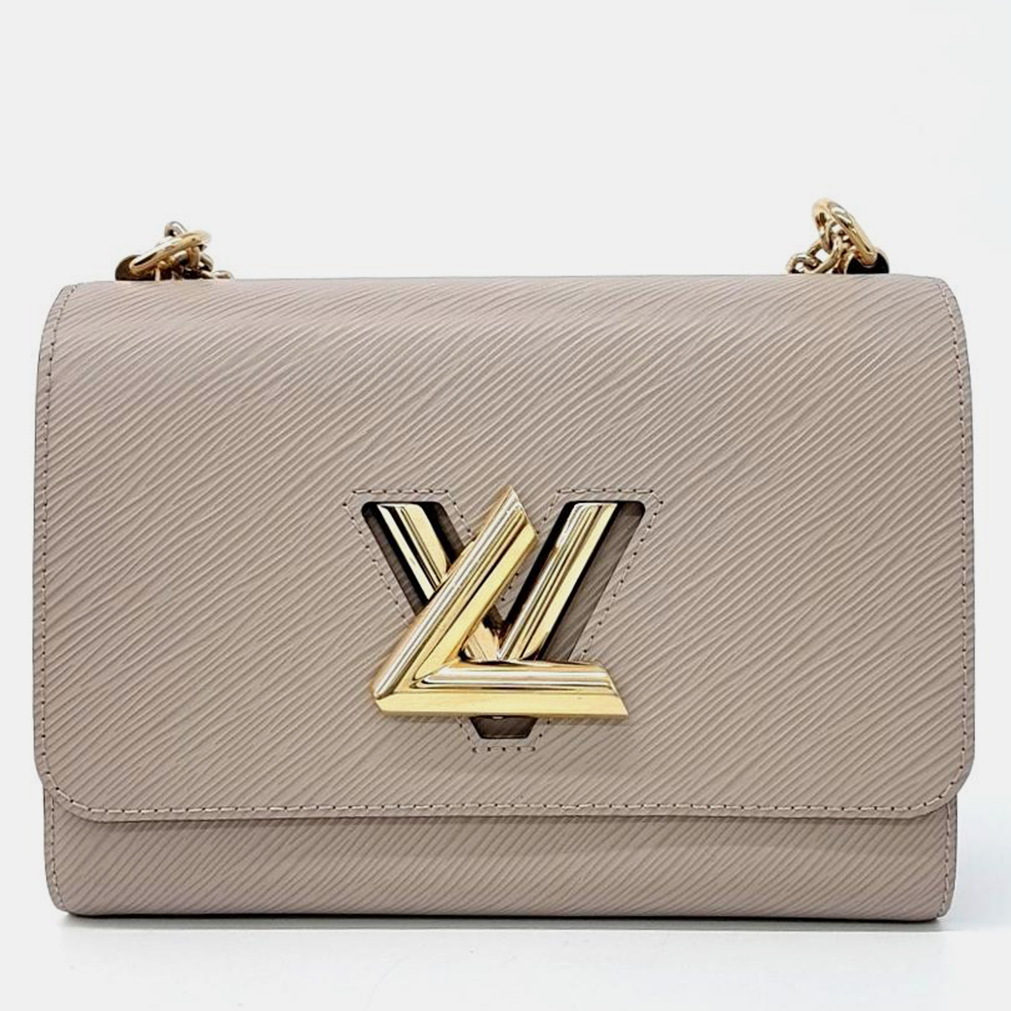 

Louis Vuitton Epi Twist MM Bag, Beige