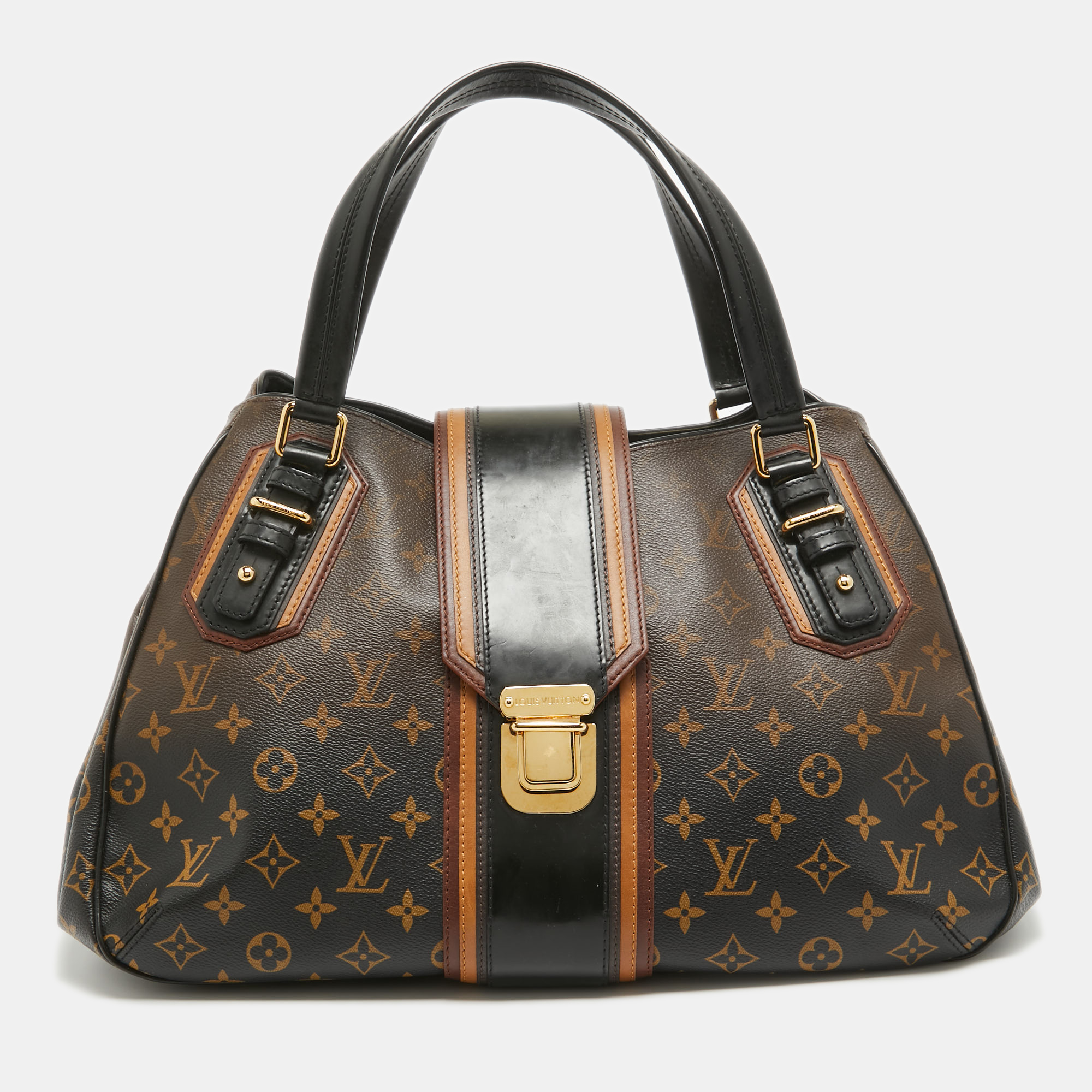 

Louis Vuitton Noir Monogram Canvas Limited Edition Mirage Griet Bag, Black