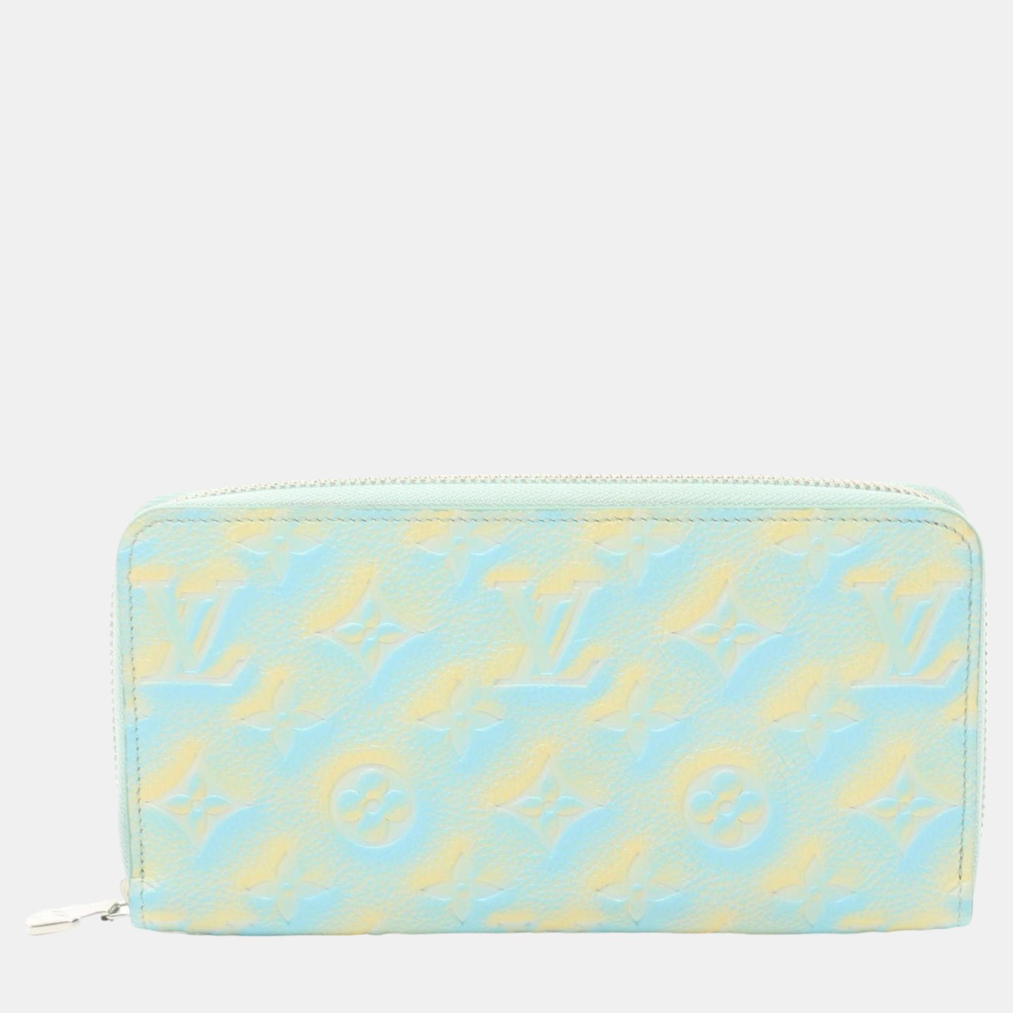 

Louis Vuitton Blue Stardust Monogram Empreinte Leather Zippy Wallet