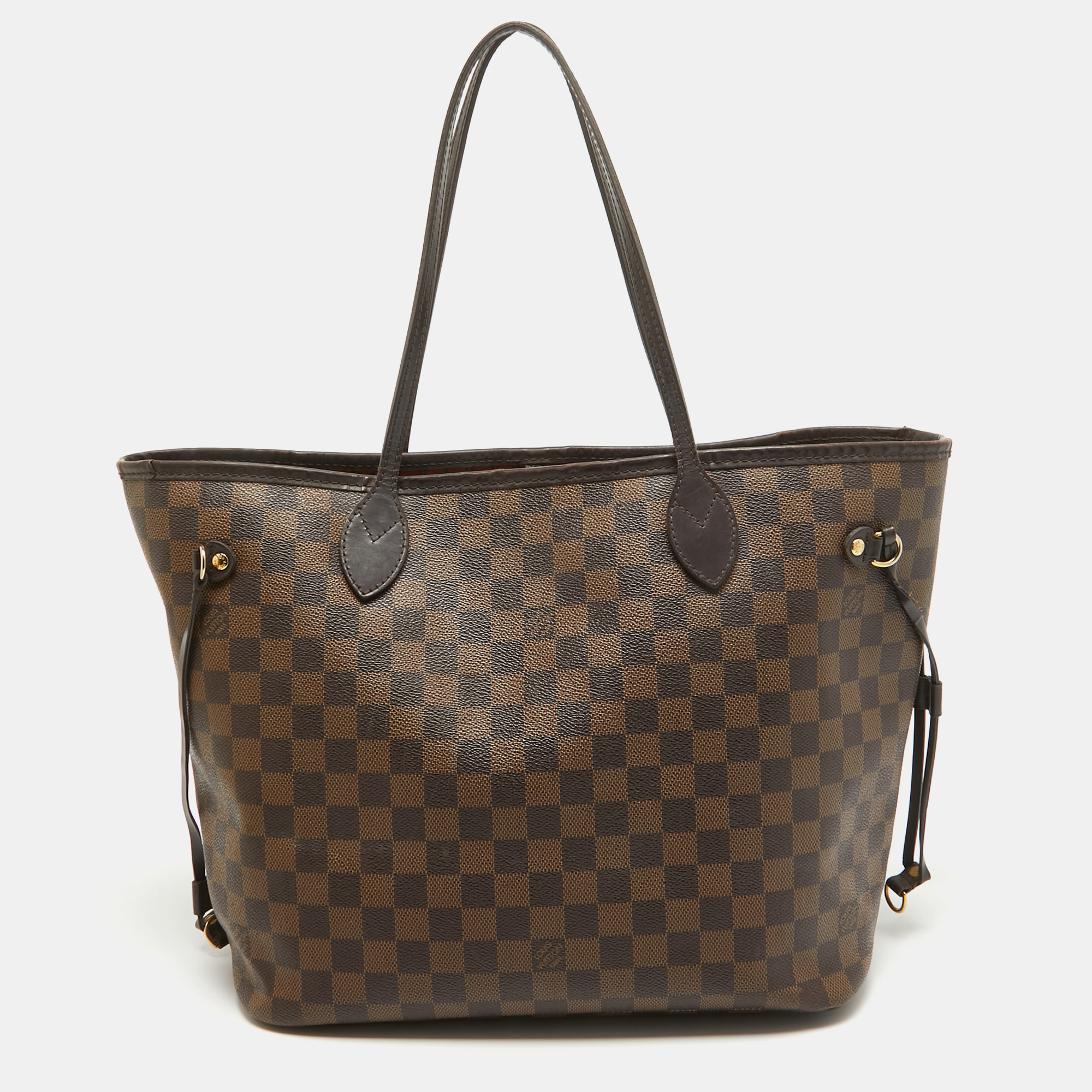 

Louis Vuitton Damier Ebene Canvas Neverfull MM NM Bag, Brown