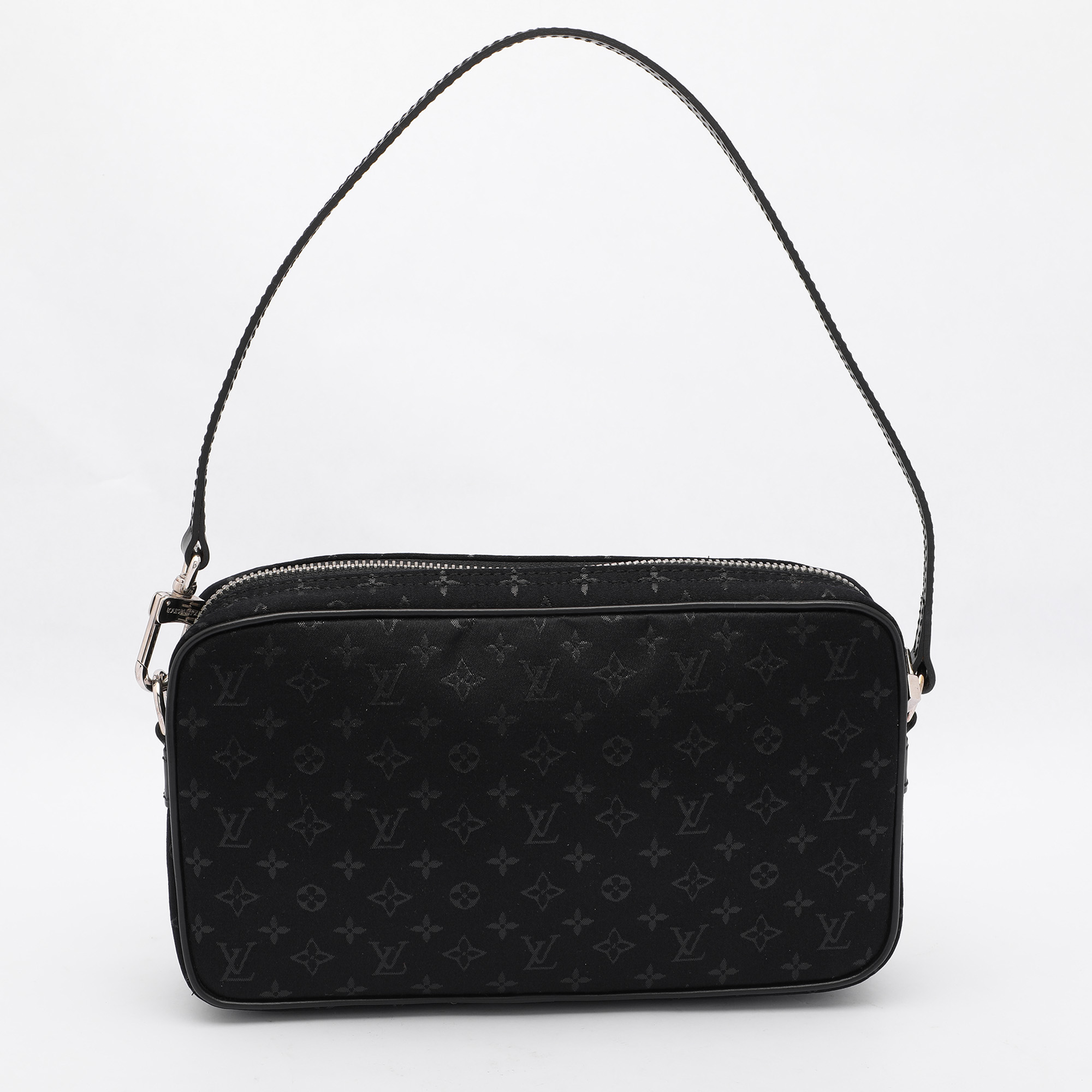 Louis Vuitton Black Monogram Satin Conte De Fees Pochette Bag 