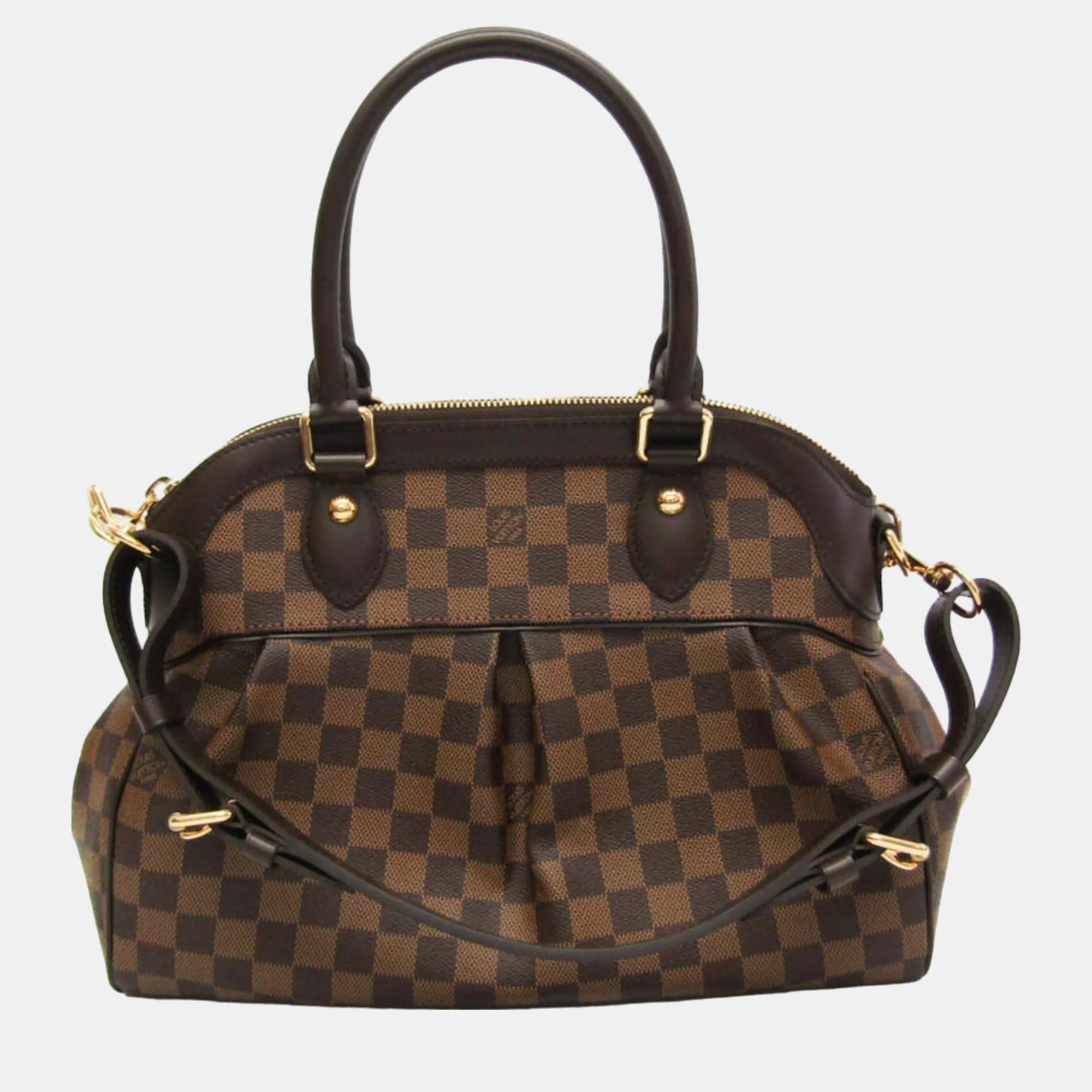 

Louis Vuitton Brown Damier Ebene Canvas Trevi PM Satchel