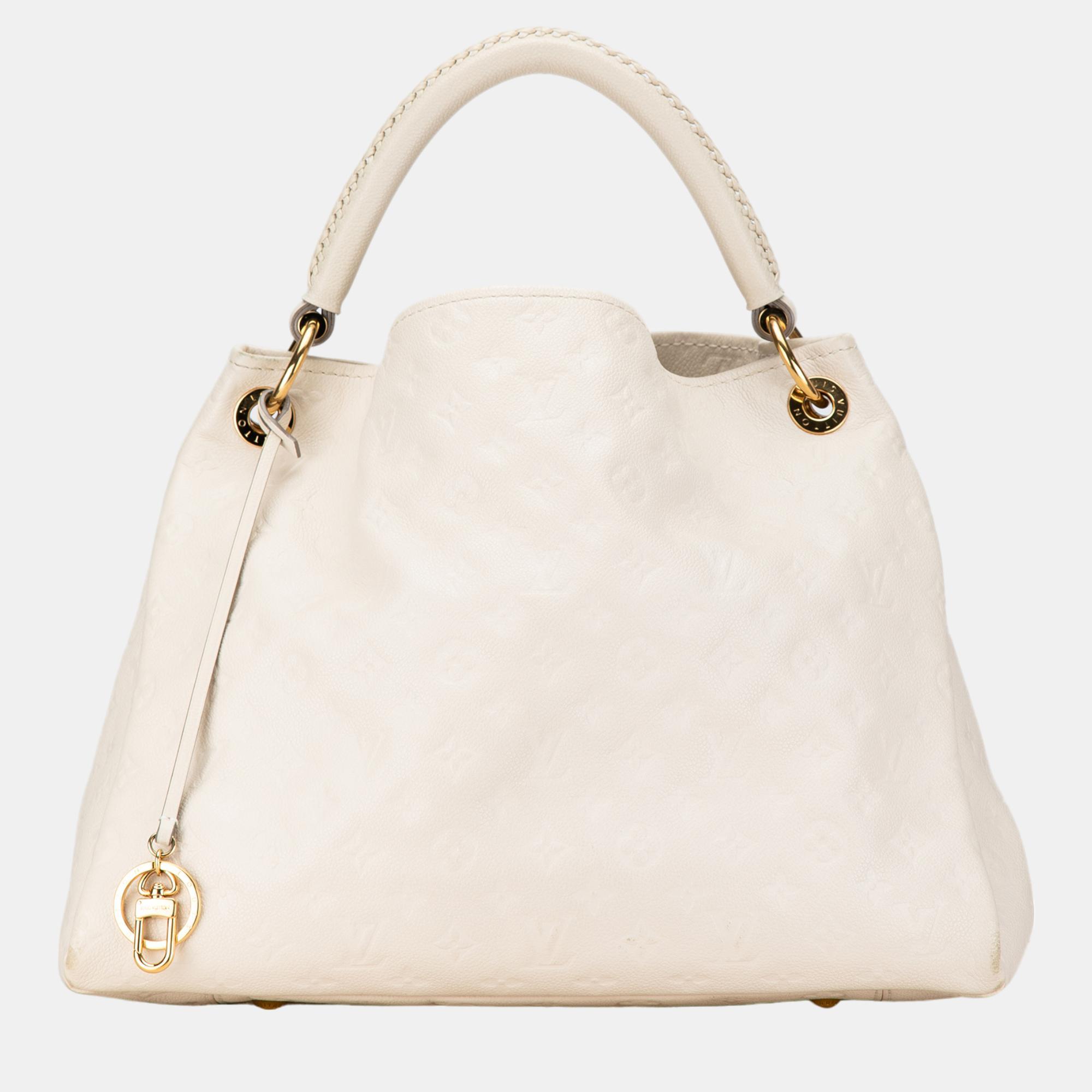 

Louis Vuitton White Monogram Empreinte Artsy MM