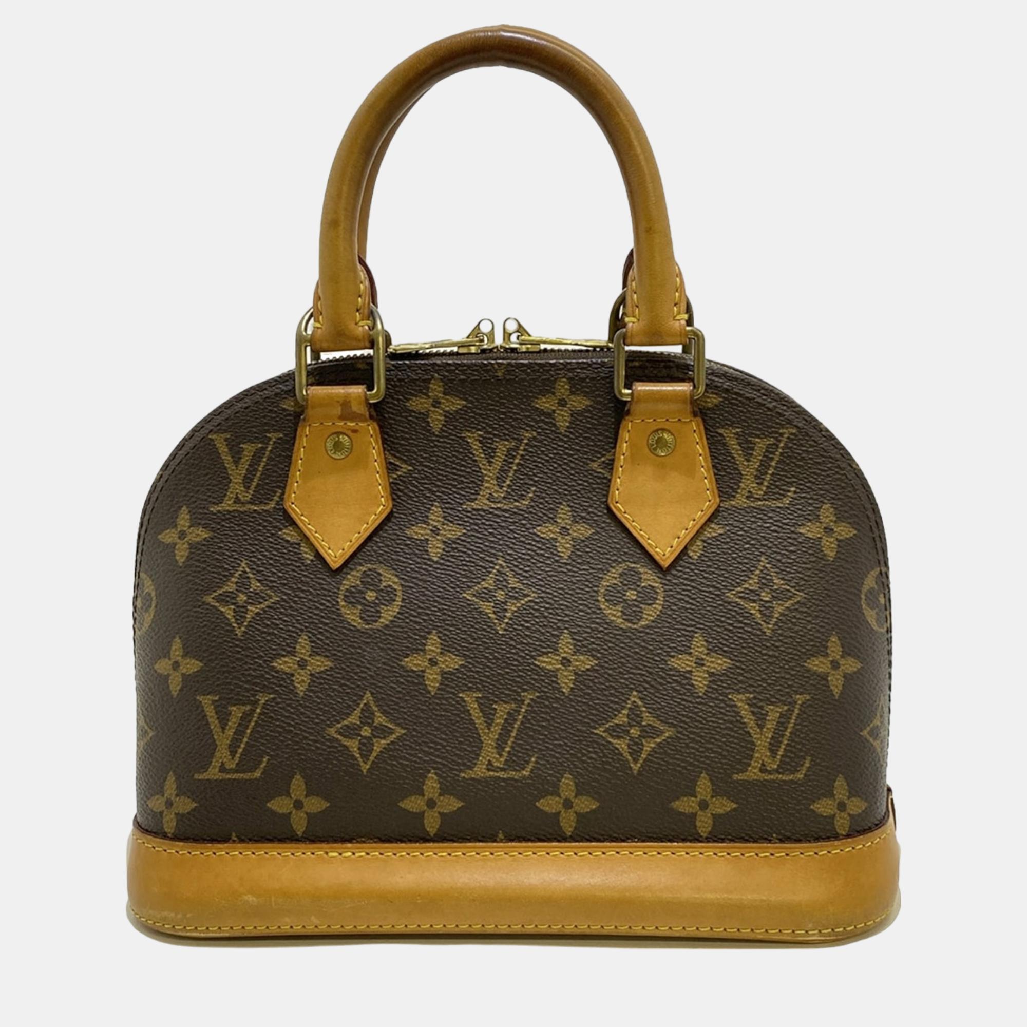 

Louis Vuitton Brown Monogram Canvas Alma BB Top Handle Bag