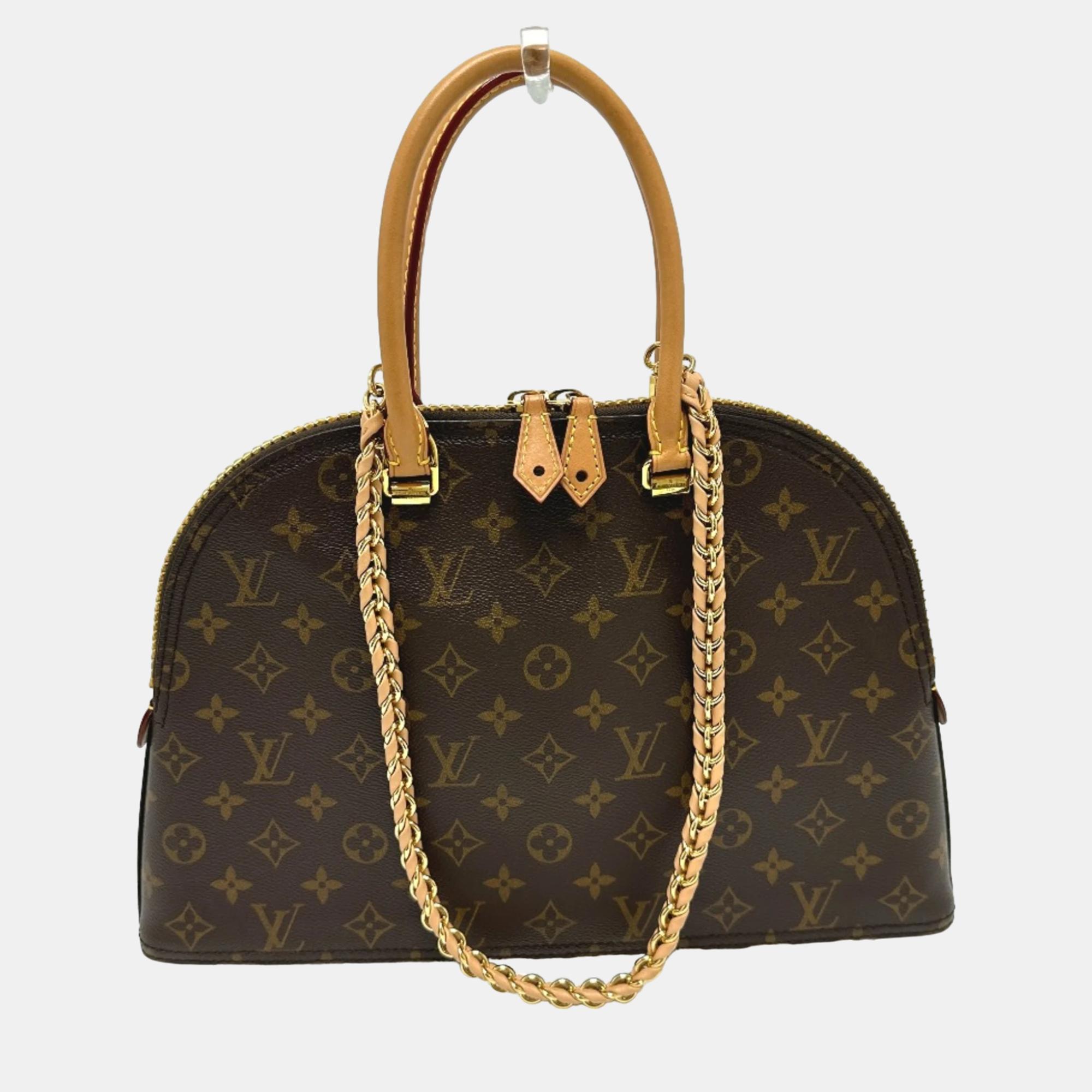 

Louis Vuitton Brown Monogram Canvas Moon Alma Satchel