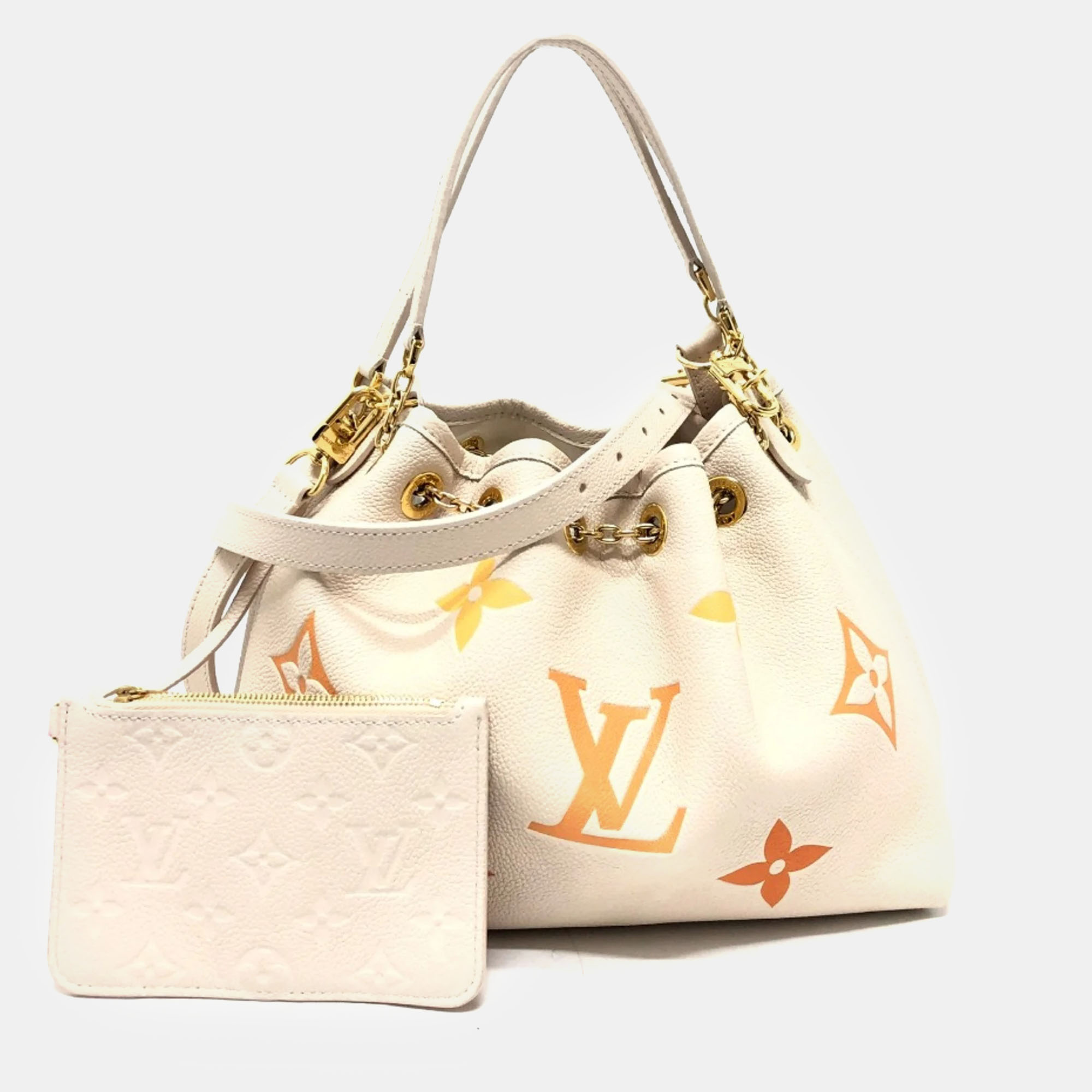 

Louis Vuitton Beige Empreinte Leather Degradé Monogram Giant Empreinte Summer Bundle Top Handle Bag