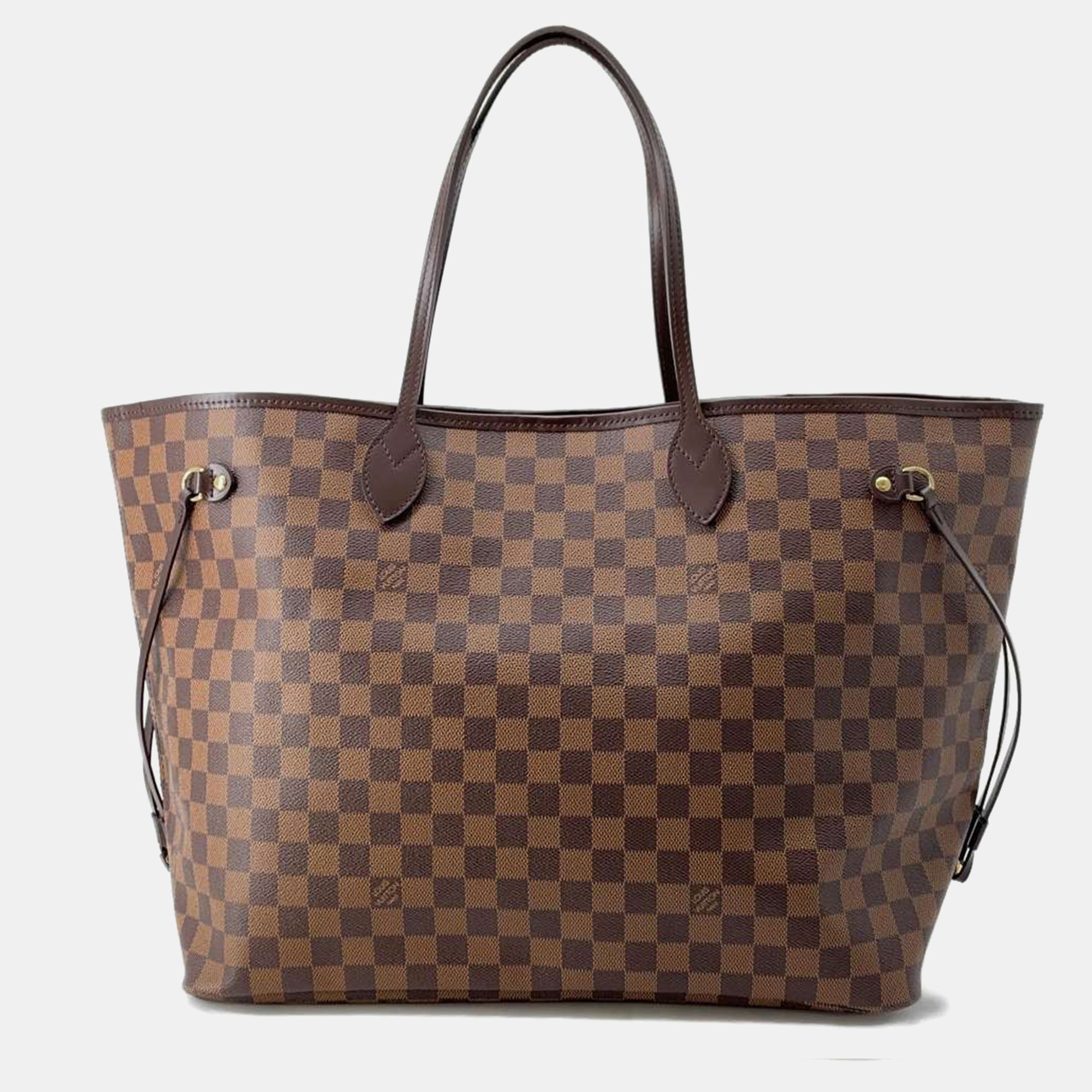 

Louis Vuitton Brown Canvas GM Neverfull Tote Bag