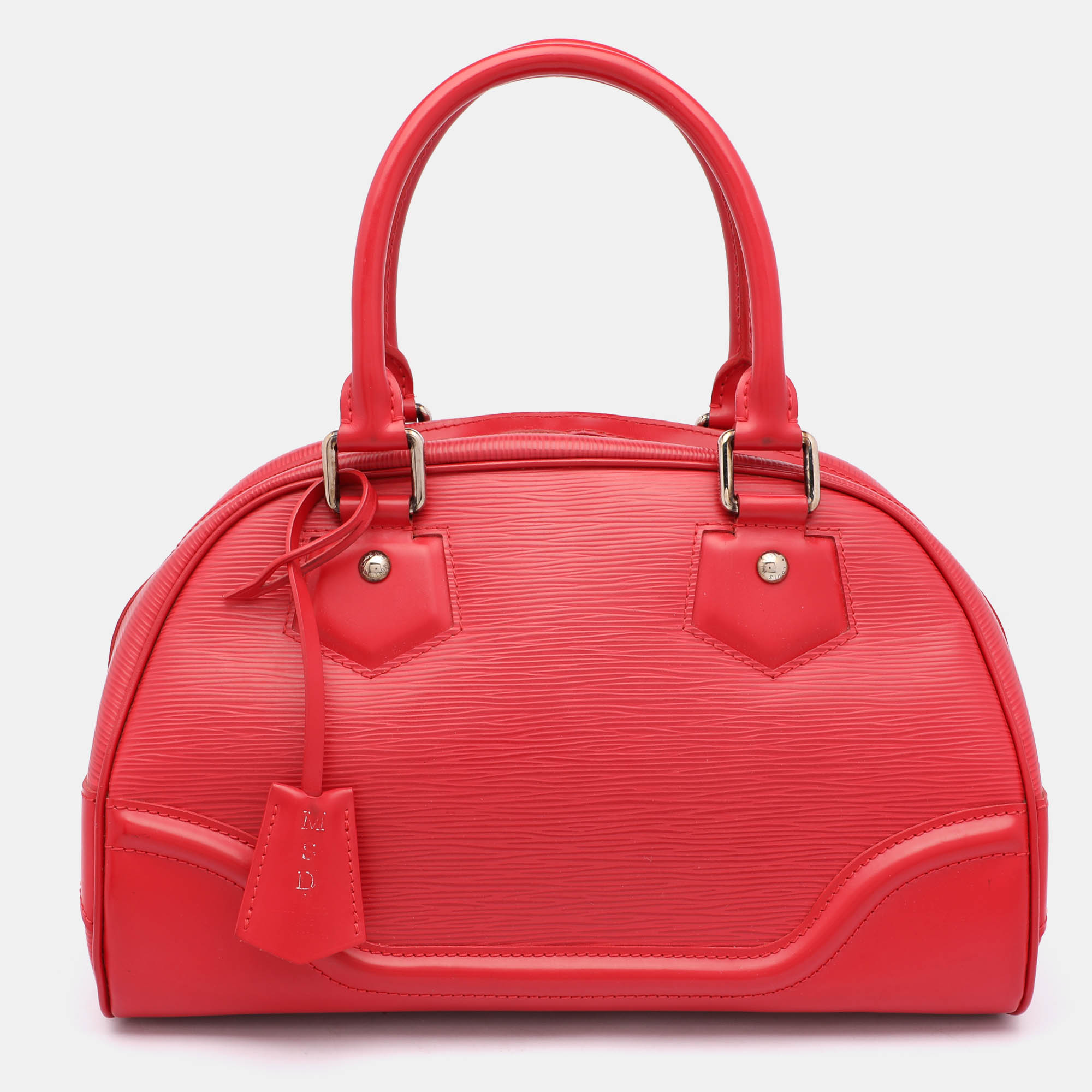 

Louis Vuitton Rouge Epi Leather Montaigne PM Bag, Red