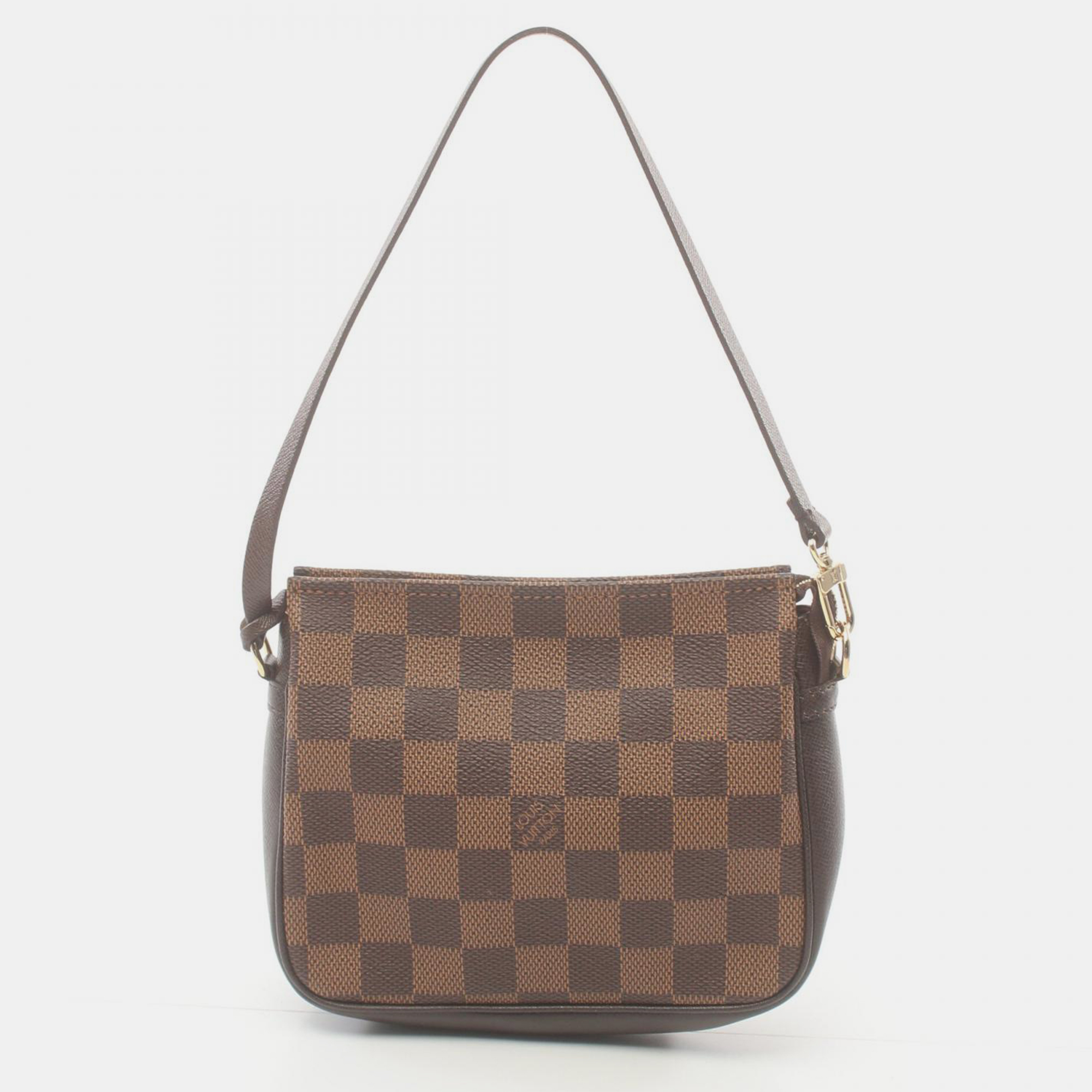 

Louis Vuitton Brown Damier Ebene Trousse Make Up Pochette Shoulder Bag