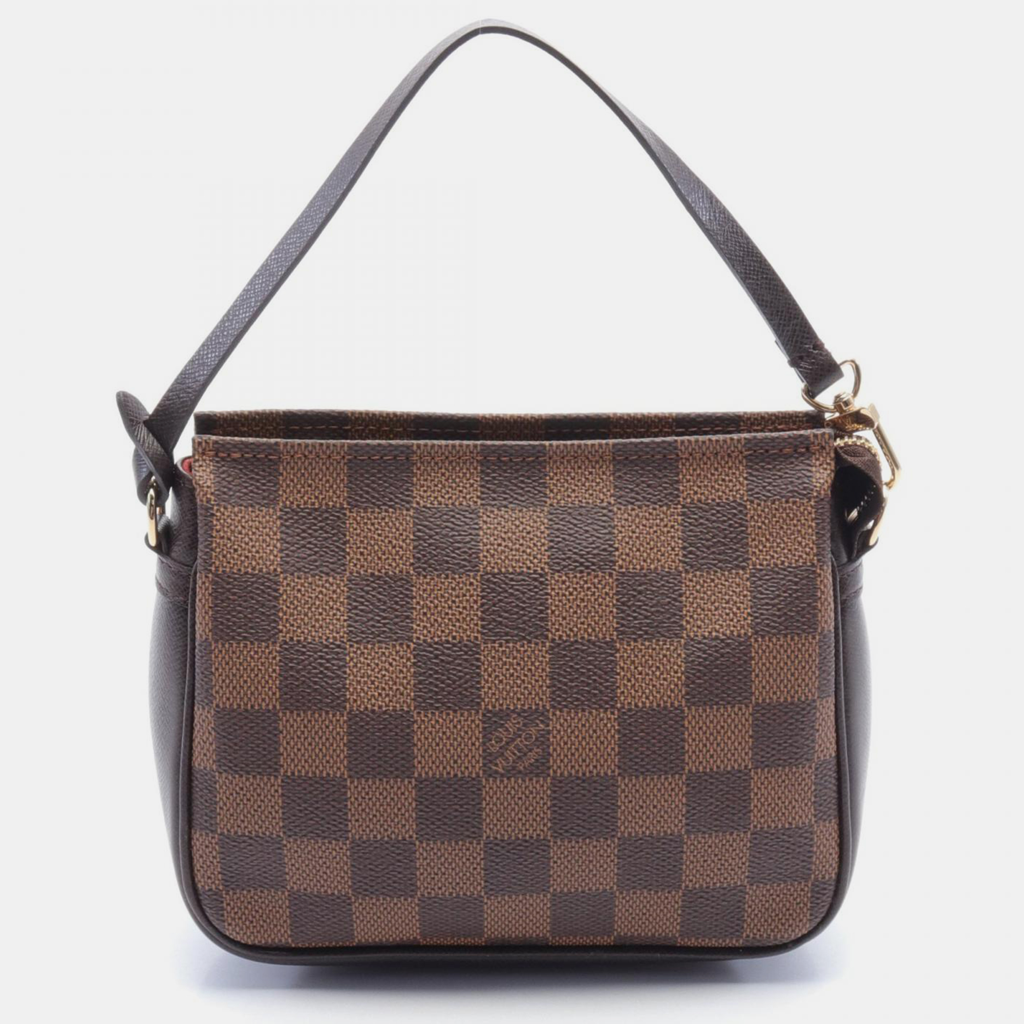 

Louis Vuitton Brown Canvas Damier Ebene Trousse Make Up Pouch