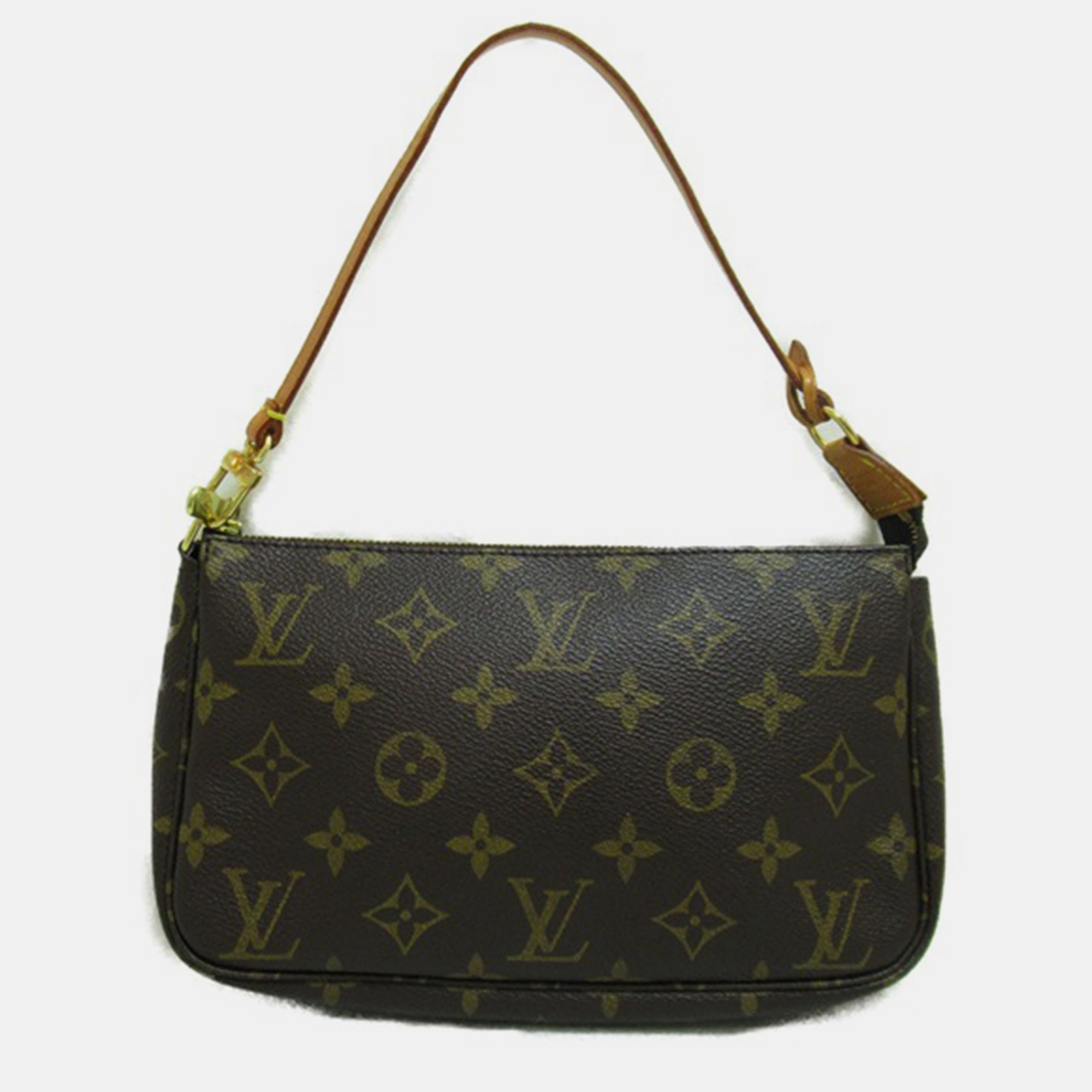 

Louis Vuitton Brown Canvas Pochette Accessoires Shoulder Bag