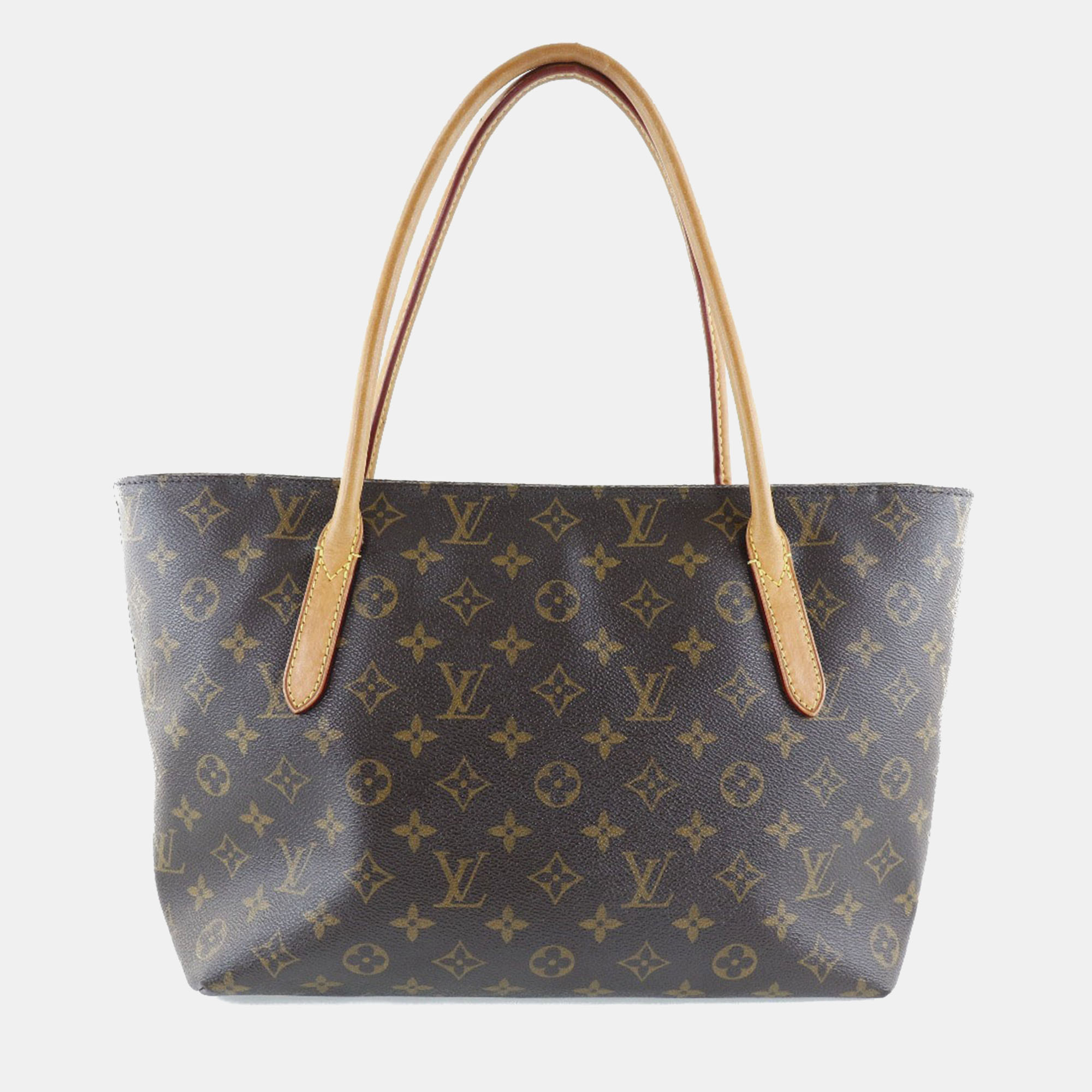 Pre-owned Louis Vuitton Brown Canvas Raspail Pm Tote Bag