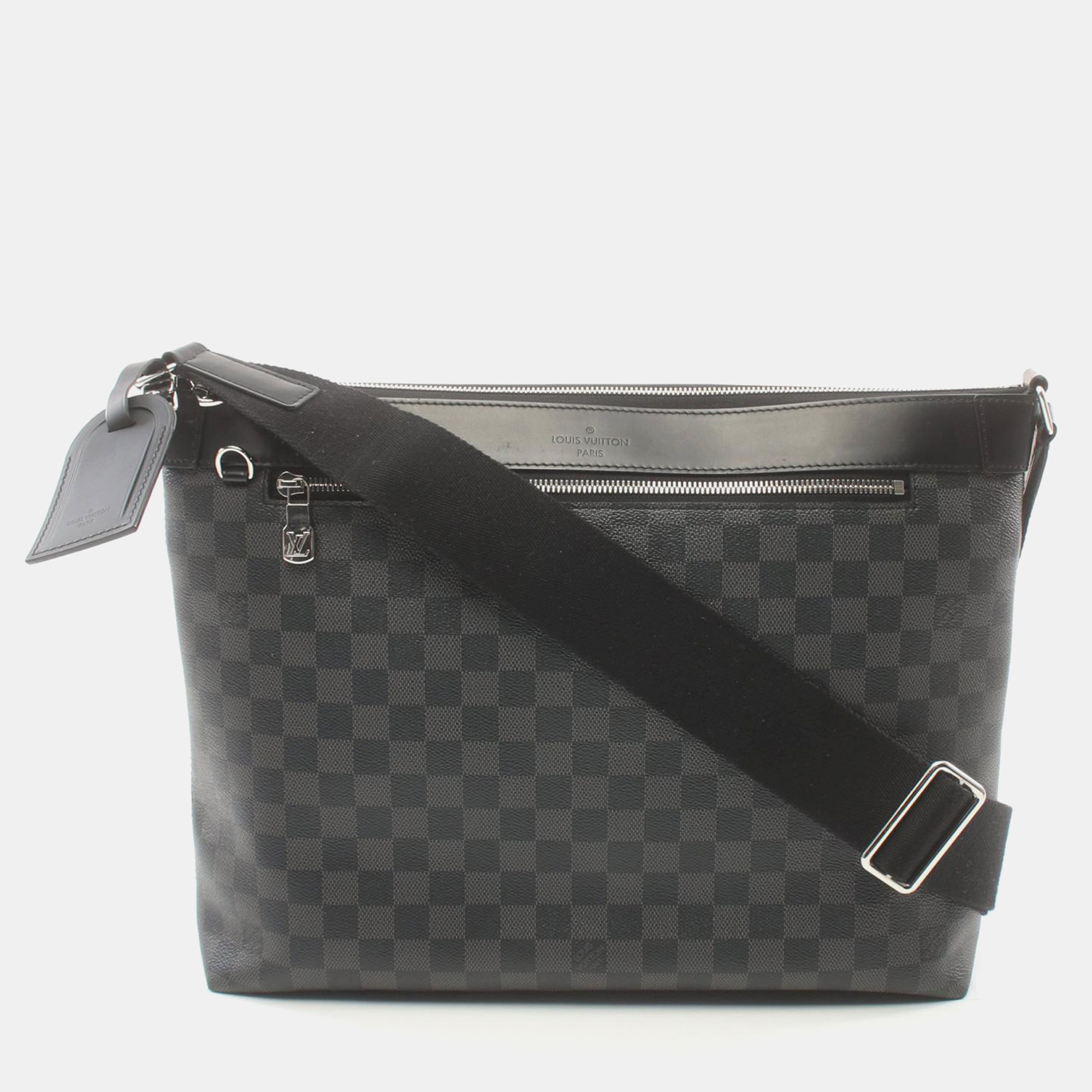 

Louis Vuitton Black Canvas Damier Graphite Mick MM Shoulder Bag