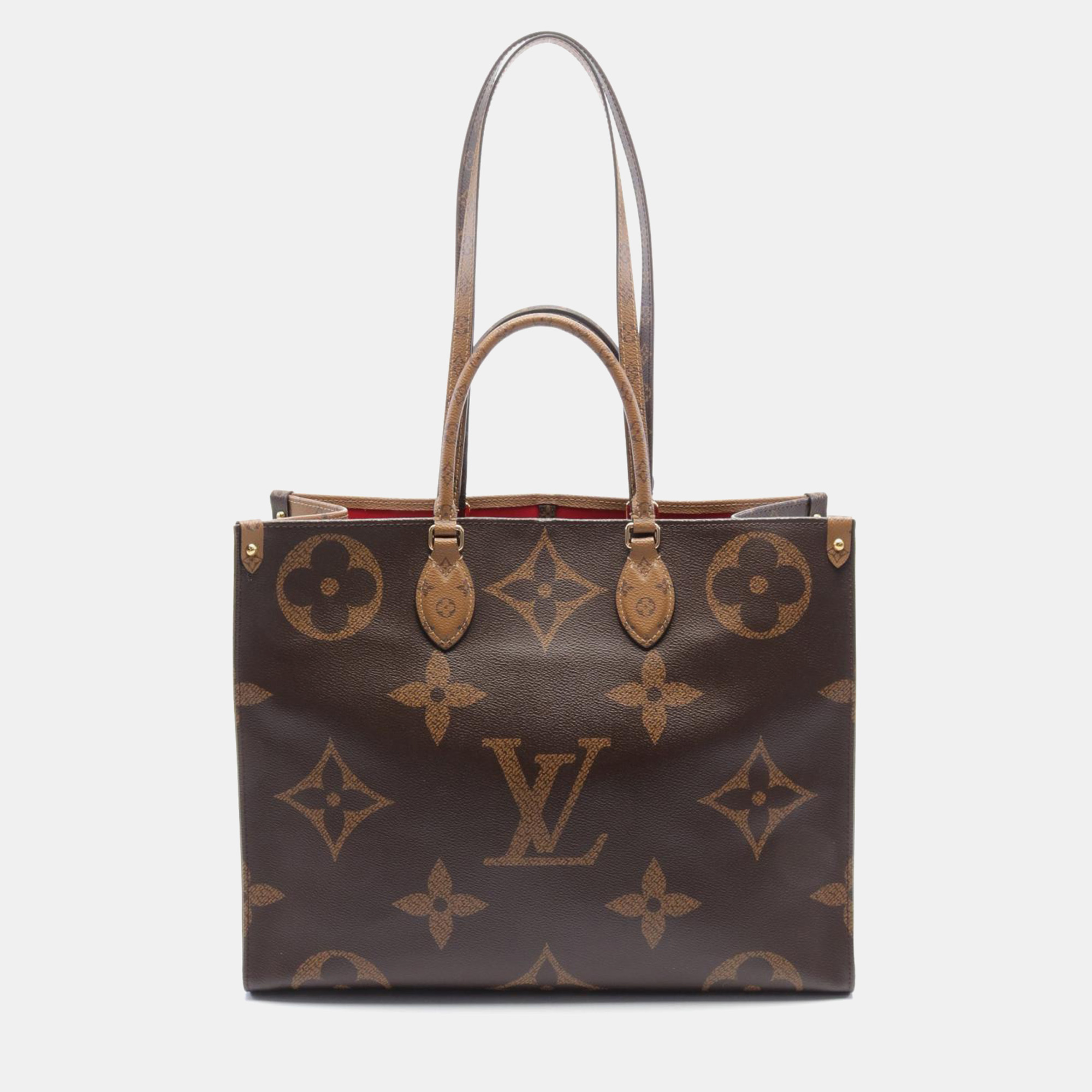 

Louis Vuitton Brown Canvas OnTheGo GM Tote Bag