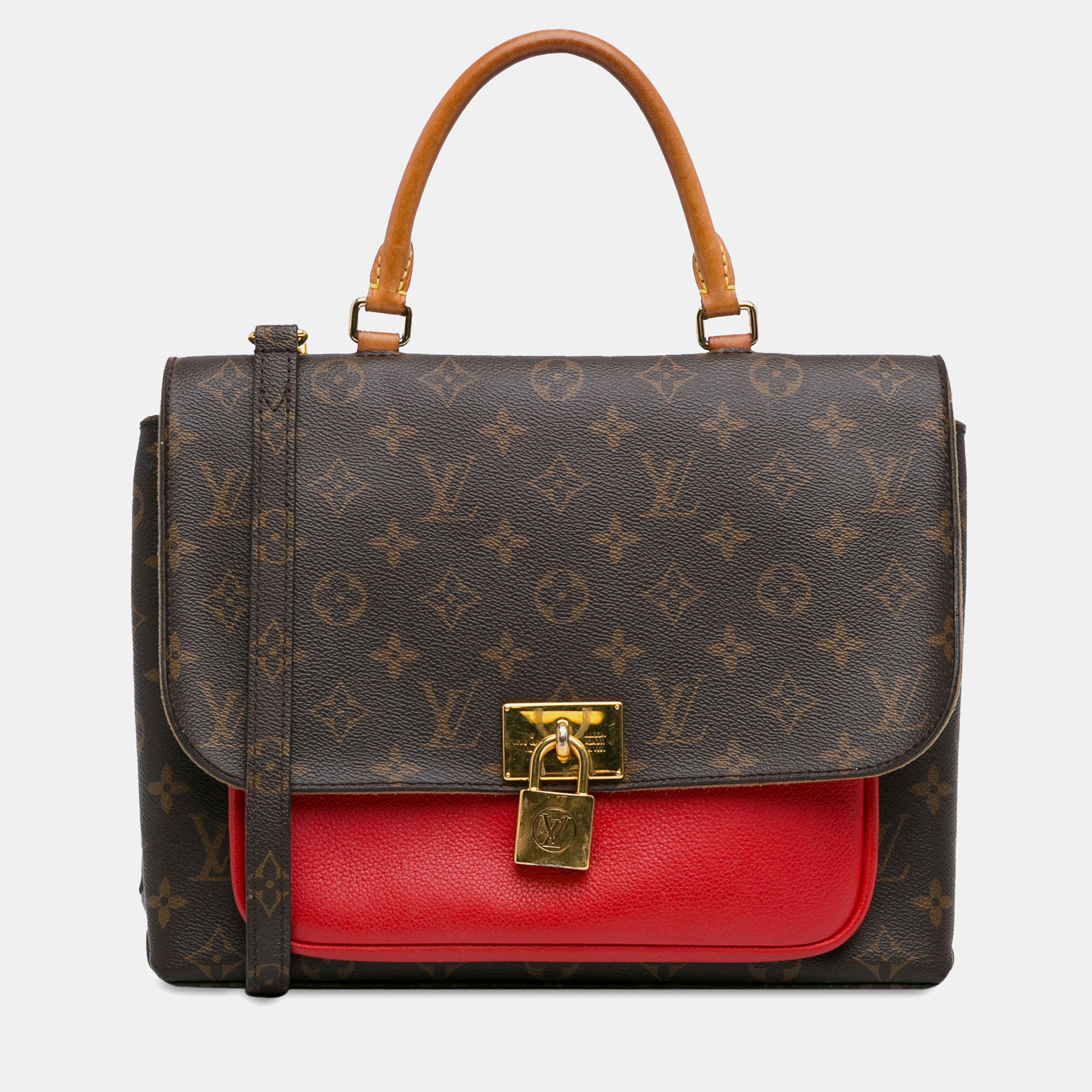 Pre-owned Louis Vuitton Monogram Marignan Bag In Brown