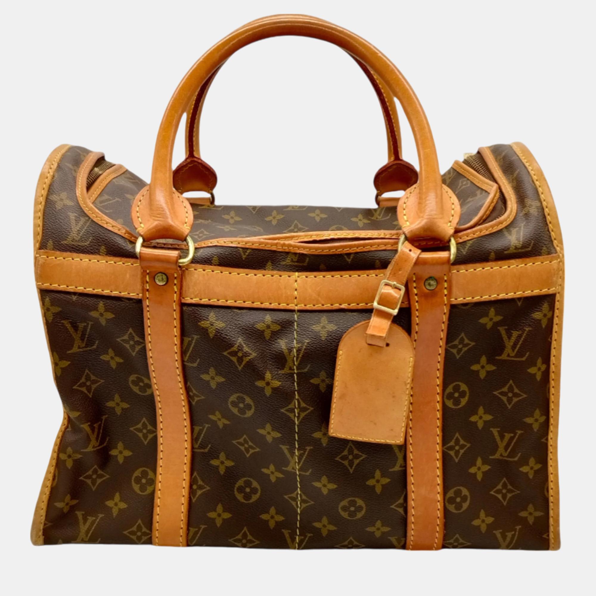 

Louis Vuitton Brown Monogram 50 Pet Carrier