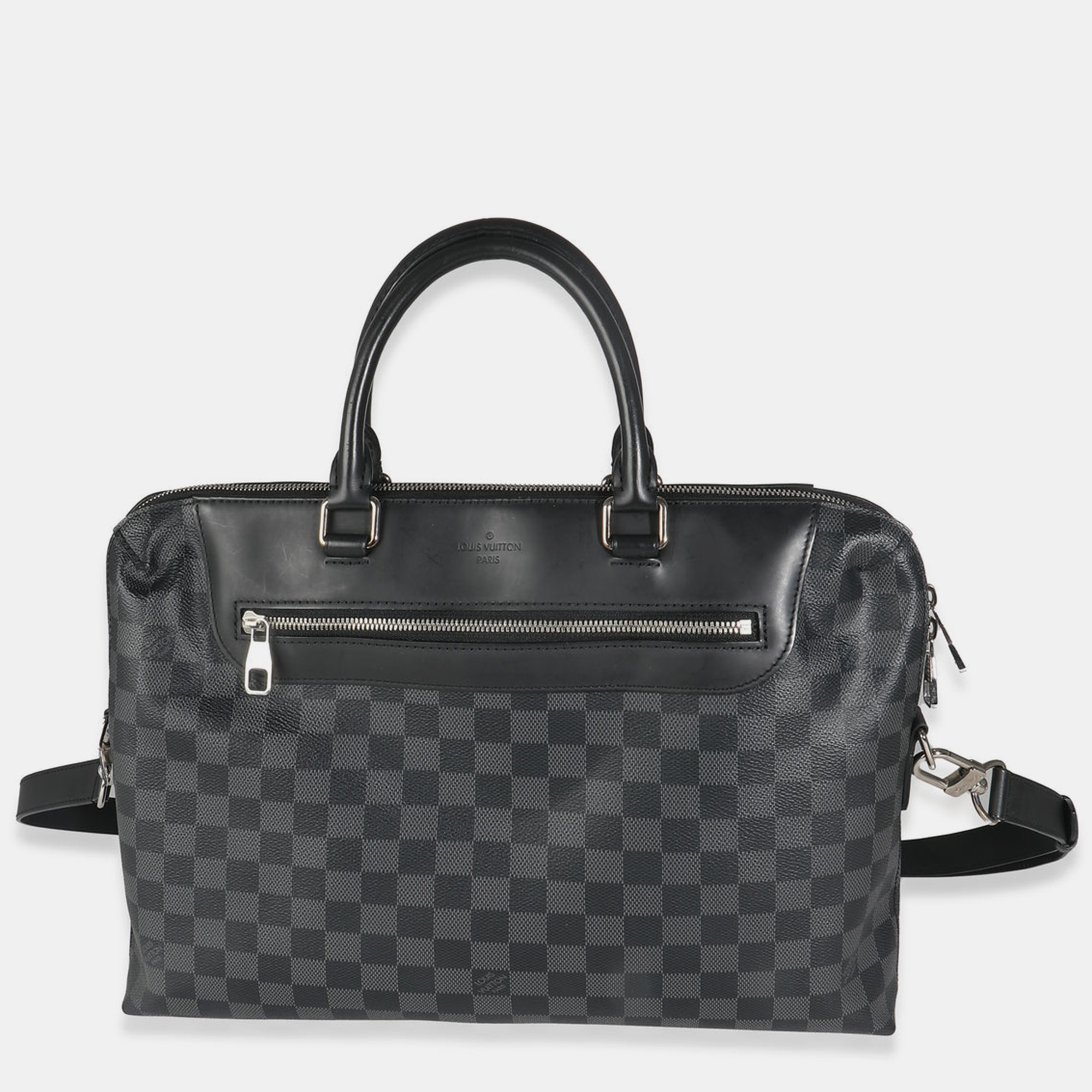 

Louis Vuitton Damier Graphite Canvas Porte Documents Jour NM Briefcase Bag, Black