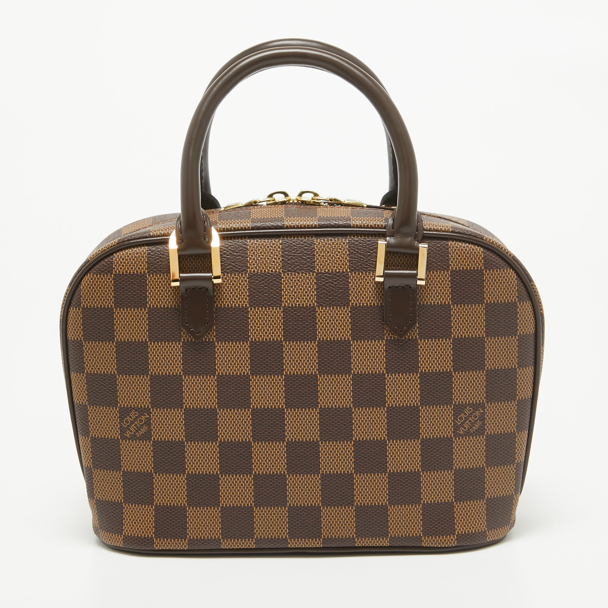 

Louis Vuitton Damier Ebene Canvas and Leather Mini Sarria Bag, Brown