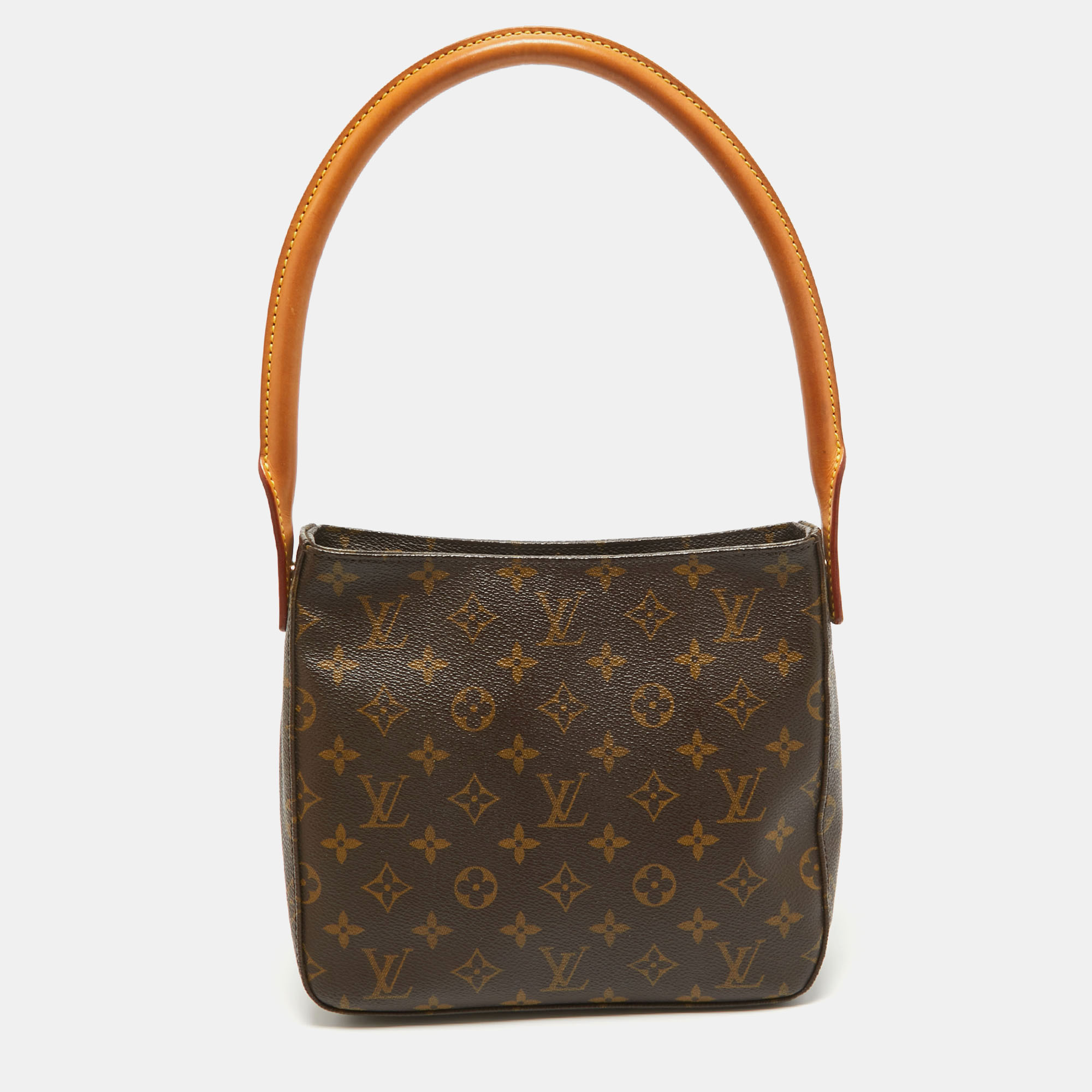 

Louis Vuitton Monogram Canvas Looping MM Bag, Brown