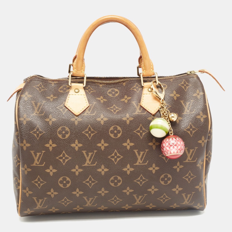 

Louis Vuitton Monogram Canvas Speedy 30 Bag, Brown