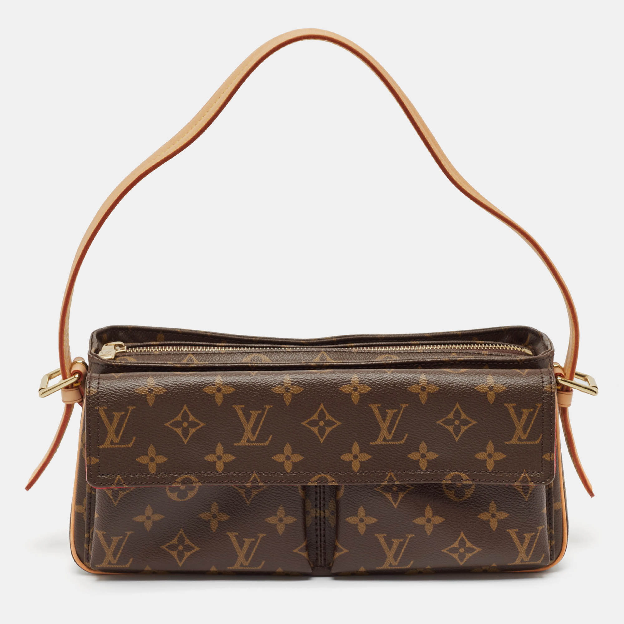 

Louis Vuitton Monogram Canvas Viva Cite MM Bag, Brown