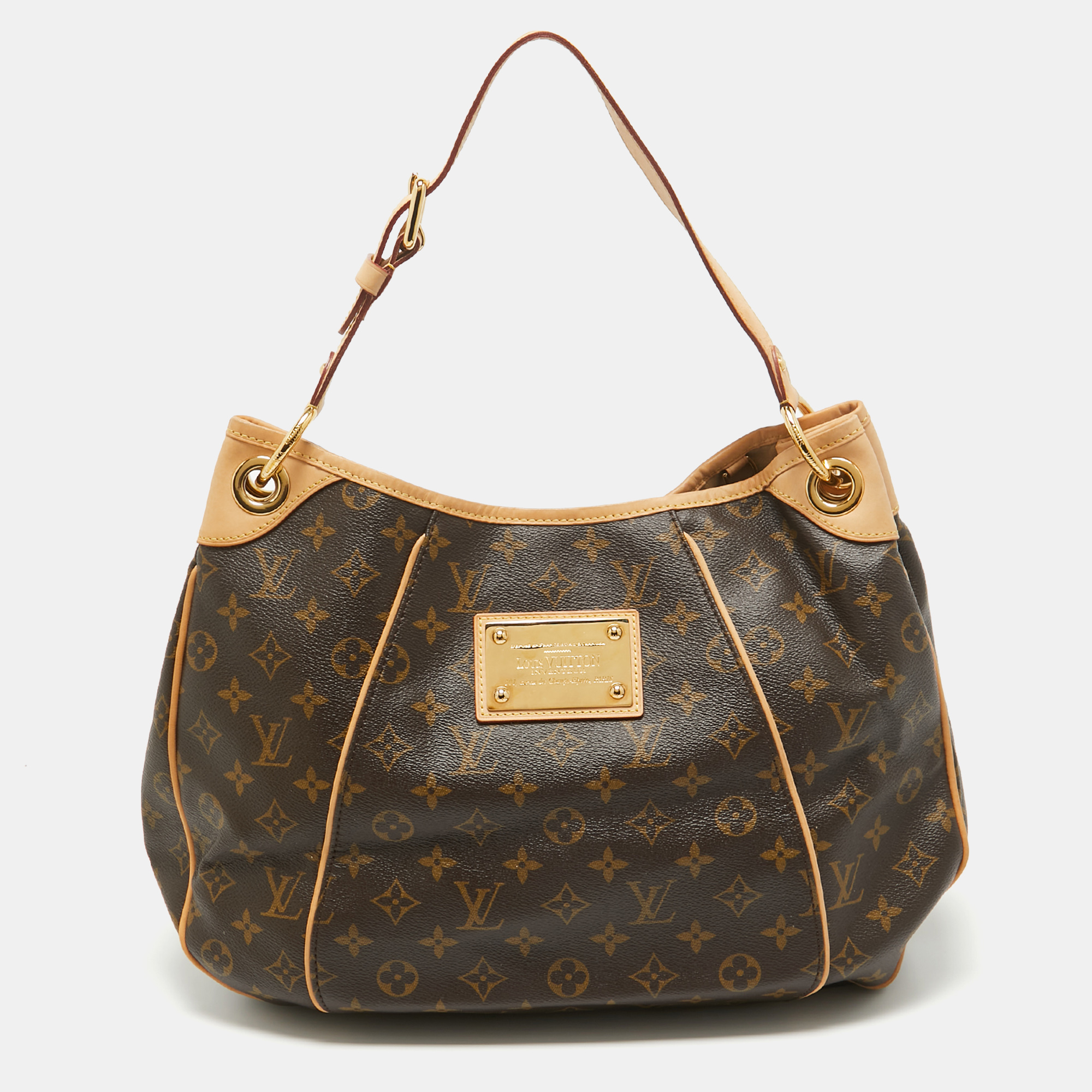 

Louis Vuitton Monogram Canvas Galliera PM Bag, Brown