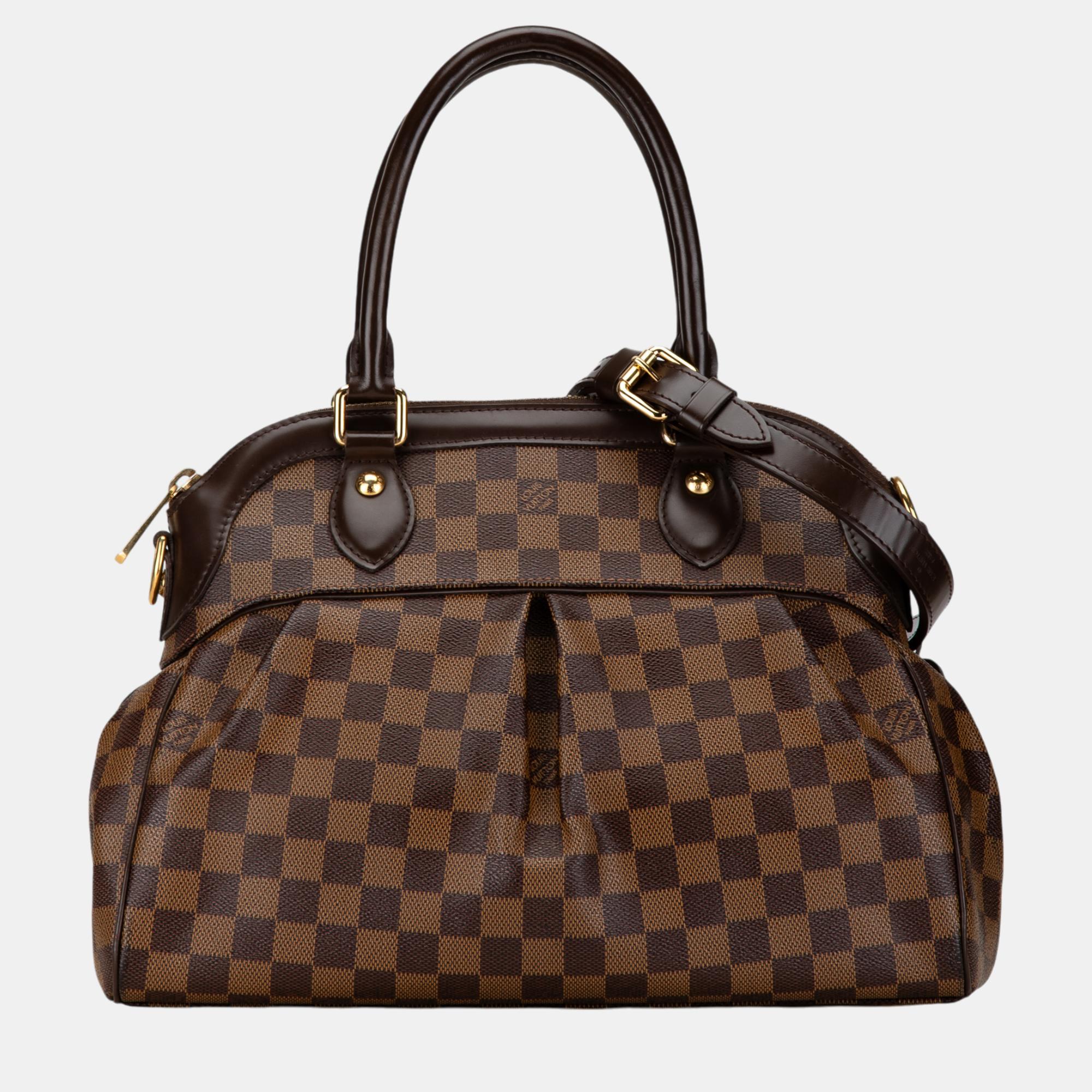 

Louis Vuitton Brown Damier Ebene Canvas Trevi PM Shoulder Bag