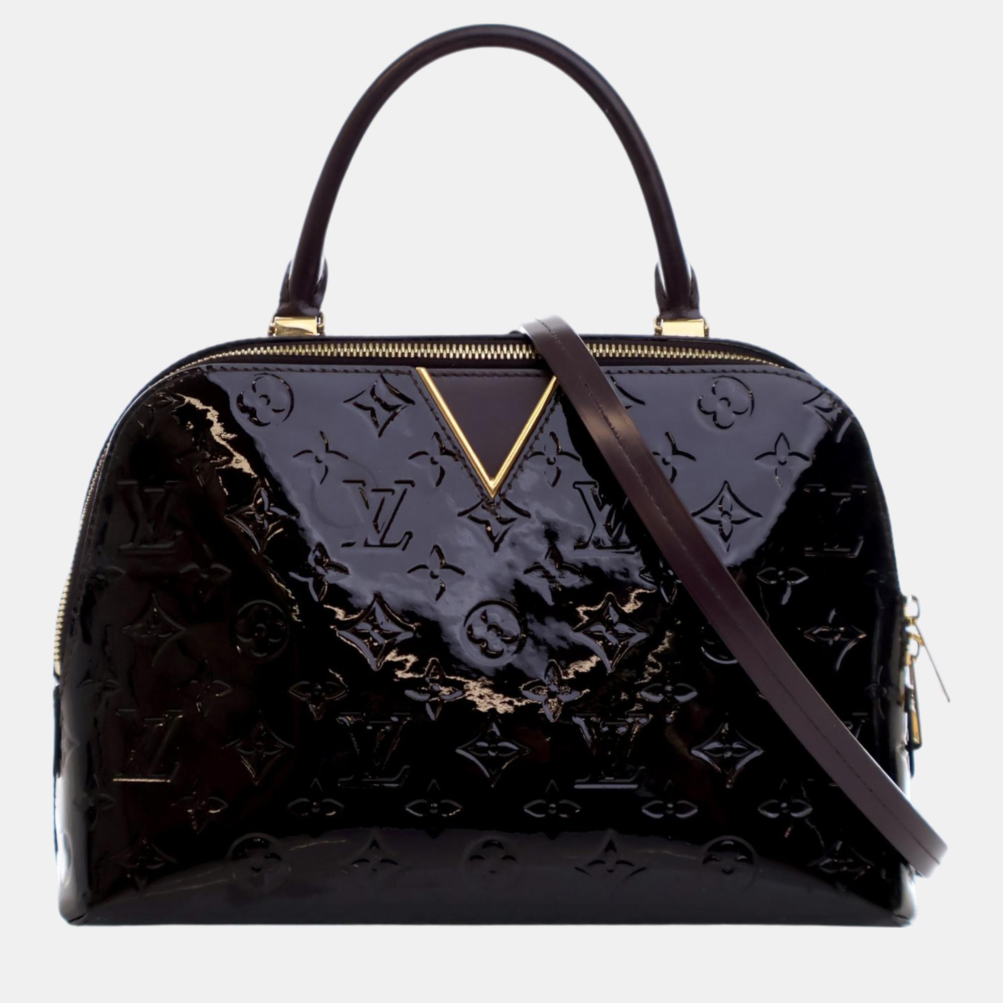 

Louis Vuitton Burgundy Monogram Vernis Melrose